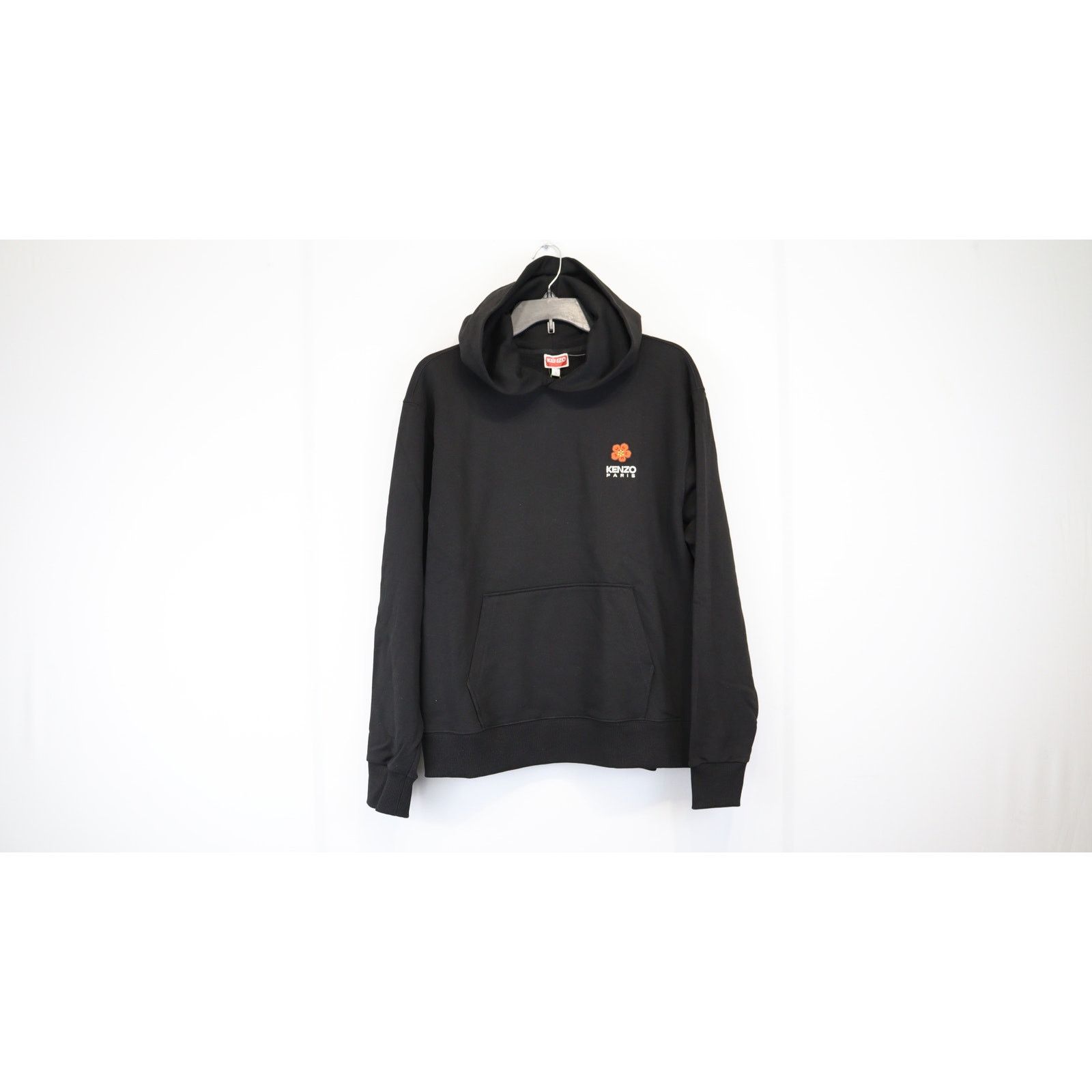 o1rshd1 Boke Flower Crest Classic Hoodie in Black