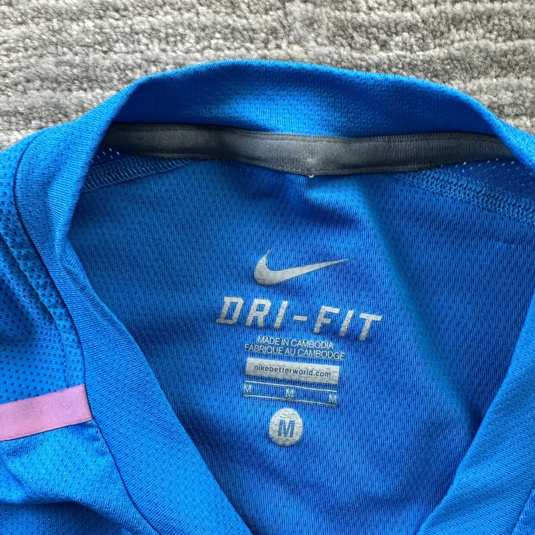 Nike Nike Rafa Shirt Mens M Blue Tank Top 2014 US Open NYC Nike Dri-Fit Size US M / EU 48-50 / 2 - 5 Thumbnail