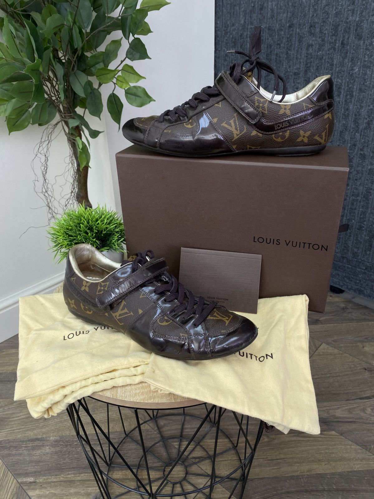 Louis Vuitton Vintage Louis Vuitton Brown Monogram Sneakers Size US 8.5 / IT 38.5 - 4 Thumbnail