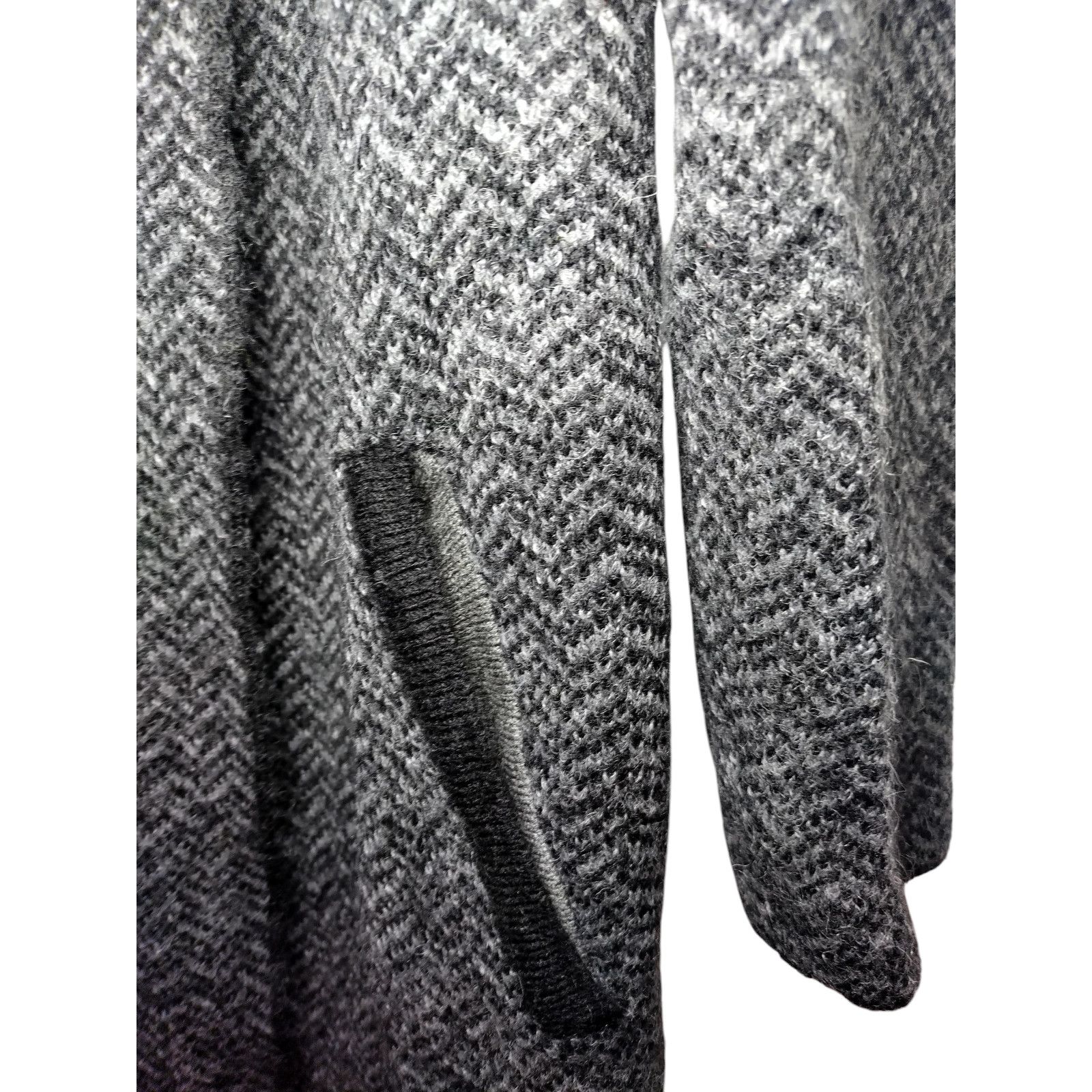 Jones New York Jones New York Coat Wool Blend Chevron Shawl Black SZ XL Size XL / US 12-14 / IT 48-50 - 11 Thumbnail