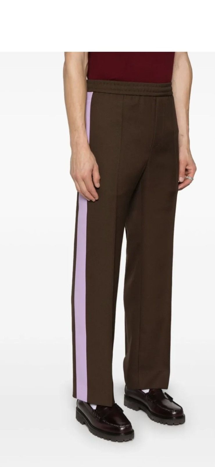Gucci Gucci stripe-detail cotton trousers Size US 32 / EU 48 - 1 Thumbnail