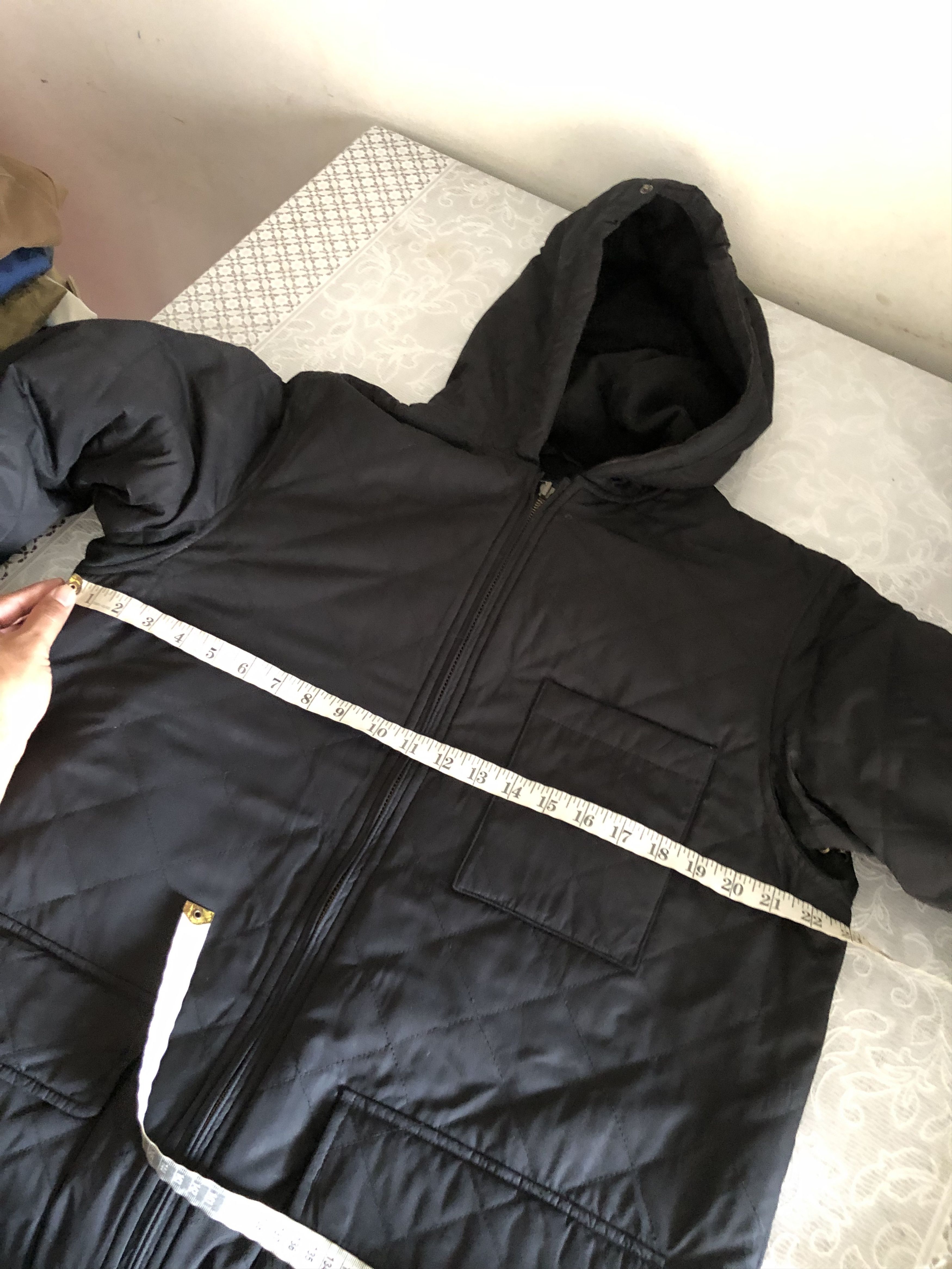 Polo Ralph Lauren Vtg Polo Ralph Lauren Inner Wool Quilted Jacket Hoodie Size US M / EU 48-50 / 2 - 20 Thumbnail