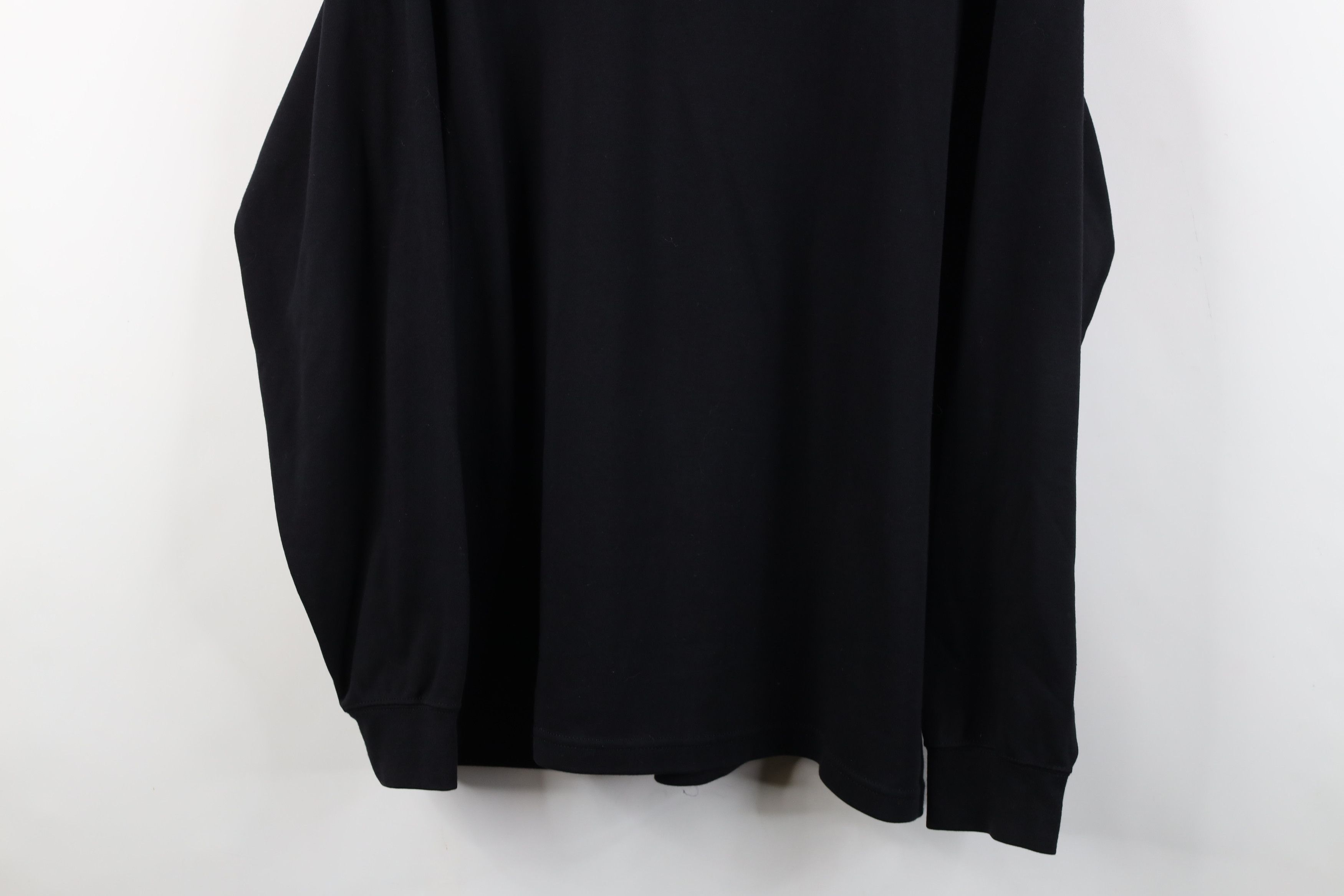 Lands' End Vintage 90s Lands End Soft Knit Turtleneck T-Shirt Black USA Size US L / EU 52-54 / 3 - 3 Thumbnail