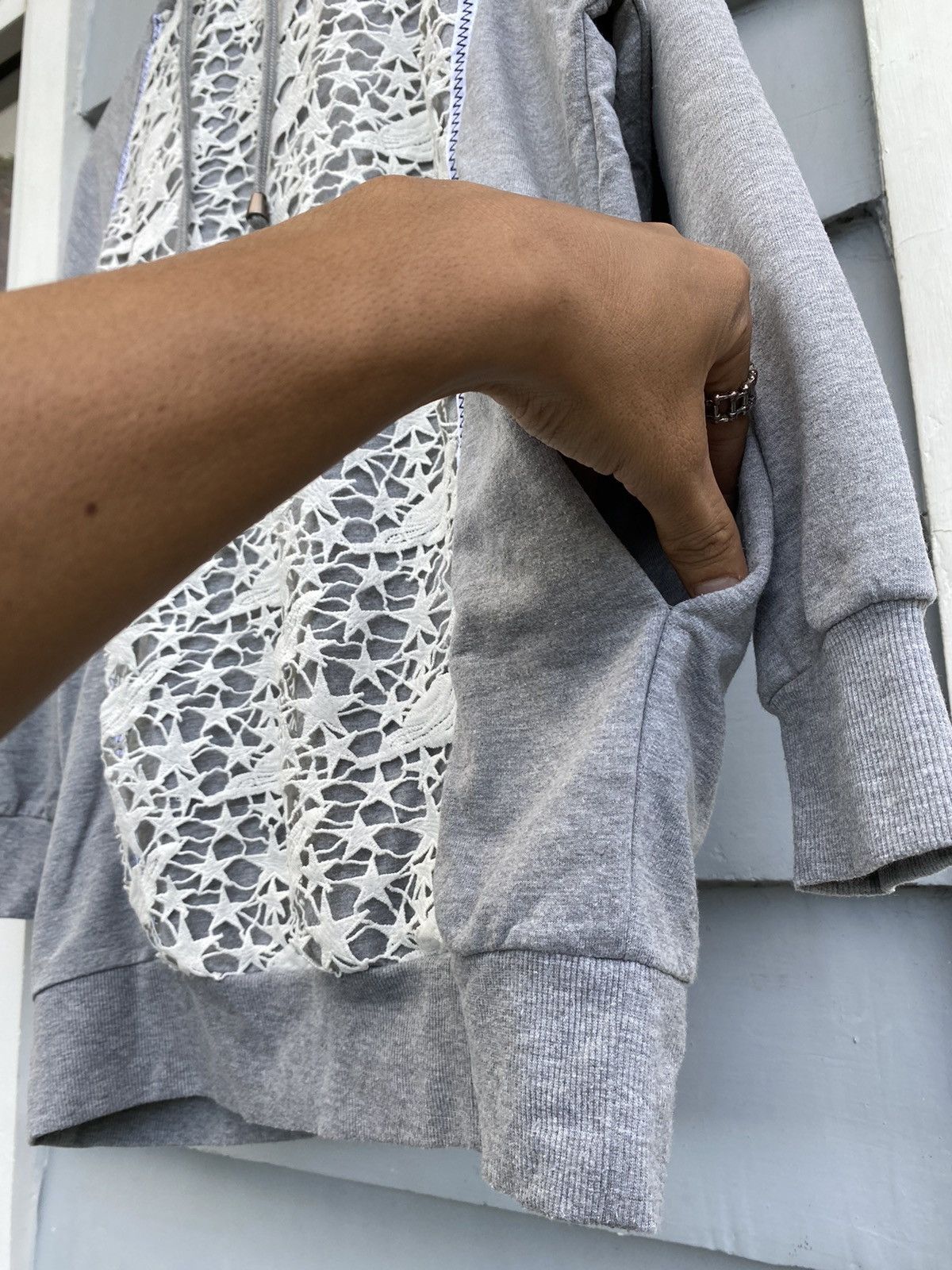 If Six Was Nine Kyoko Higa 2 Way 2 Side Hole & Hidden Hoodie to Sweatshirt Size L / US 10 / IT 46 - 19 Thumbnail