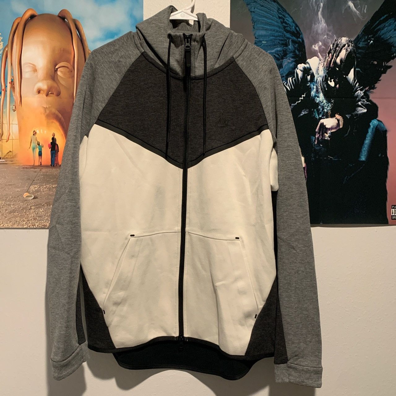 purple nike zip up hoodie