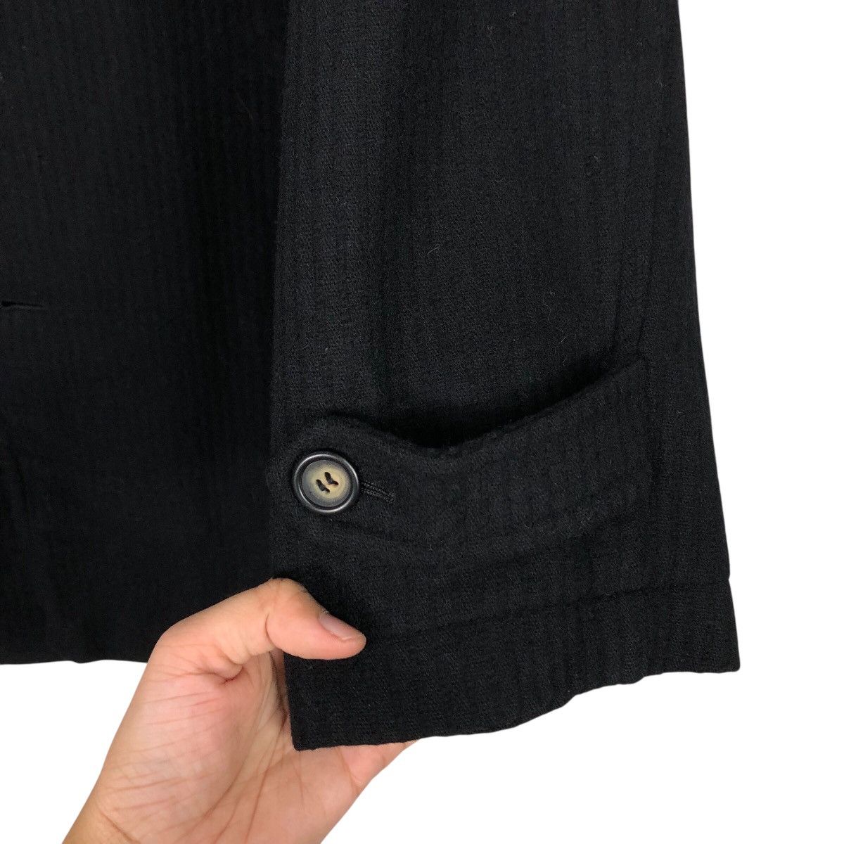 Issey Miyake 📌Vintage Wool Button Jacket Worker Intermezzo Japan Size US M / EU 48-50 / 2 - 16 Thumbnail