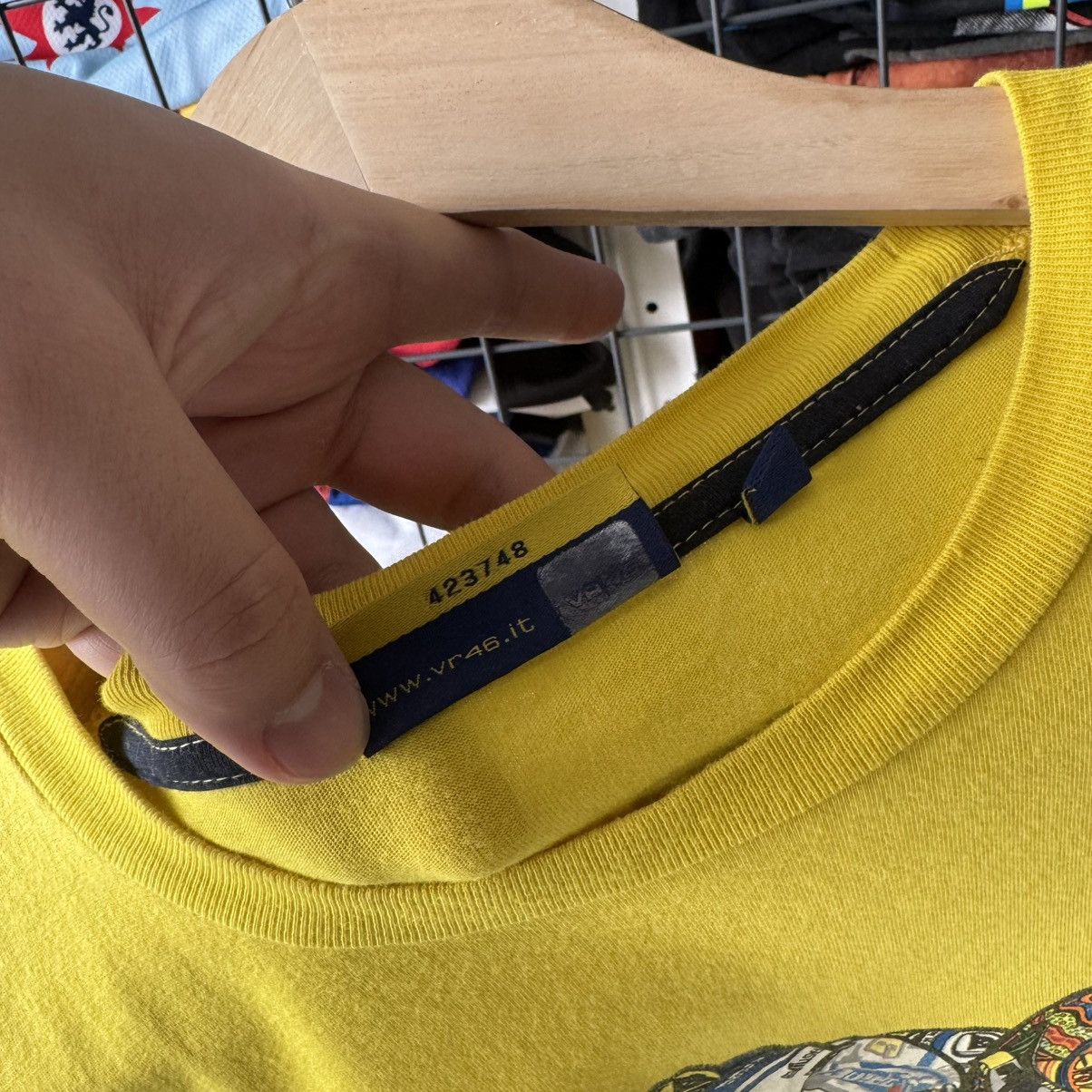 Other Valentino Rossi VR46 Yellow Moto T-shirt Size US L / EU 52-54 / 3 - 6 Thumbnail
