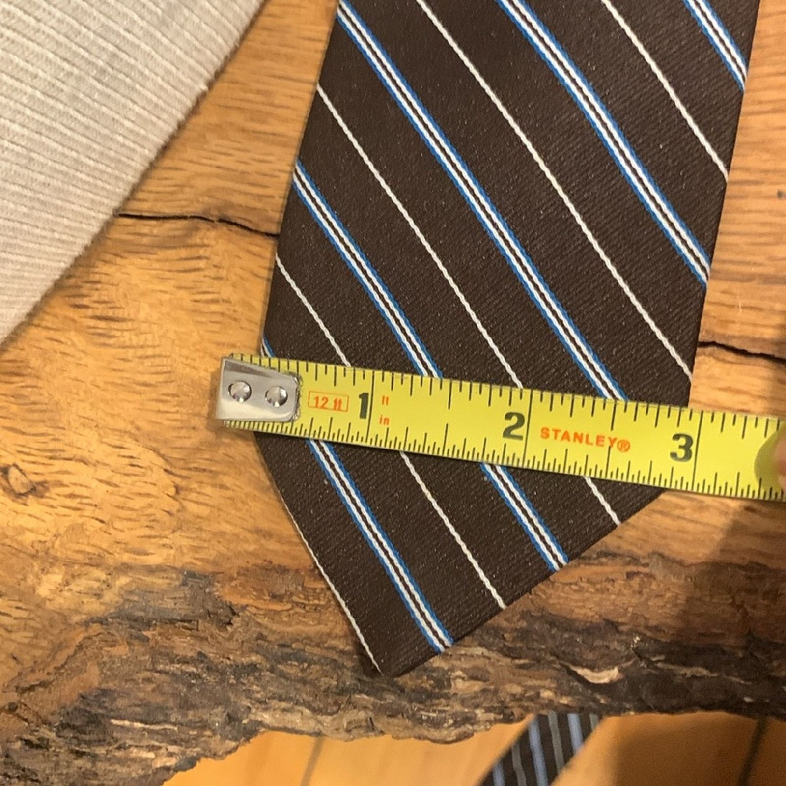 Playboy 70’s Playboy vintage diagonally striped necktie Hefner Size ONE SIZE - 10 Thumbnail