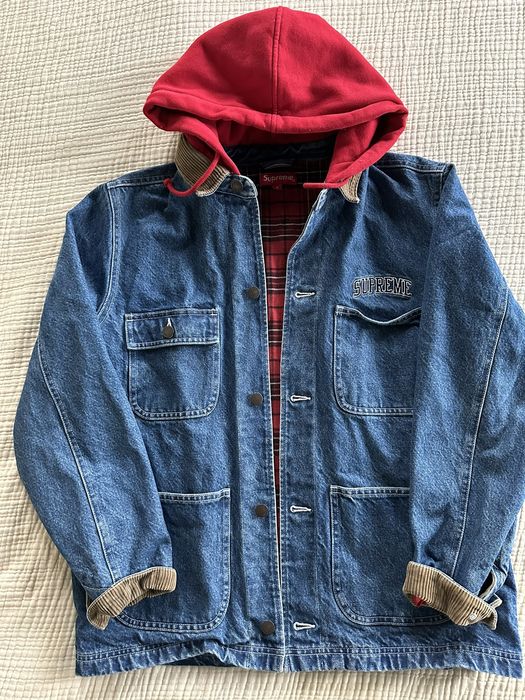 Supreme hooded chore on sale coat