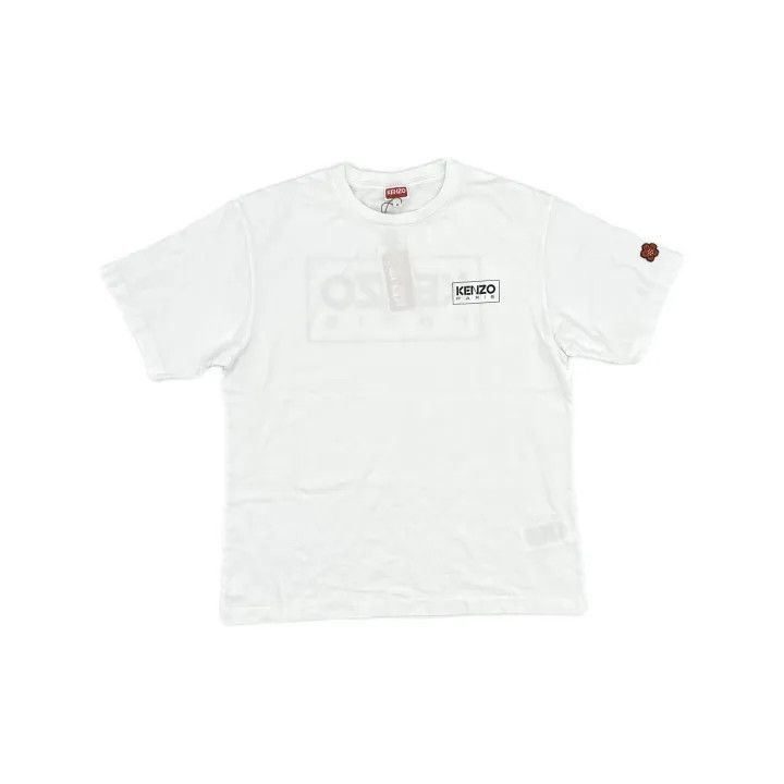 Kenzo Kenzo White Logo Print Short Sleeve T-Shirt -2507 Size US M / EU 48-50 / 2 - 1 Thumbnail