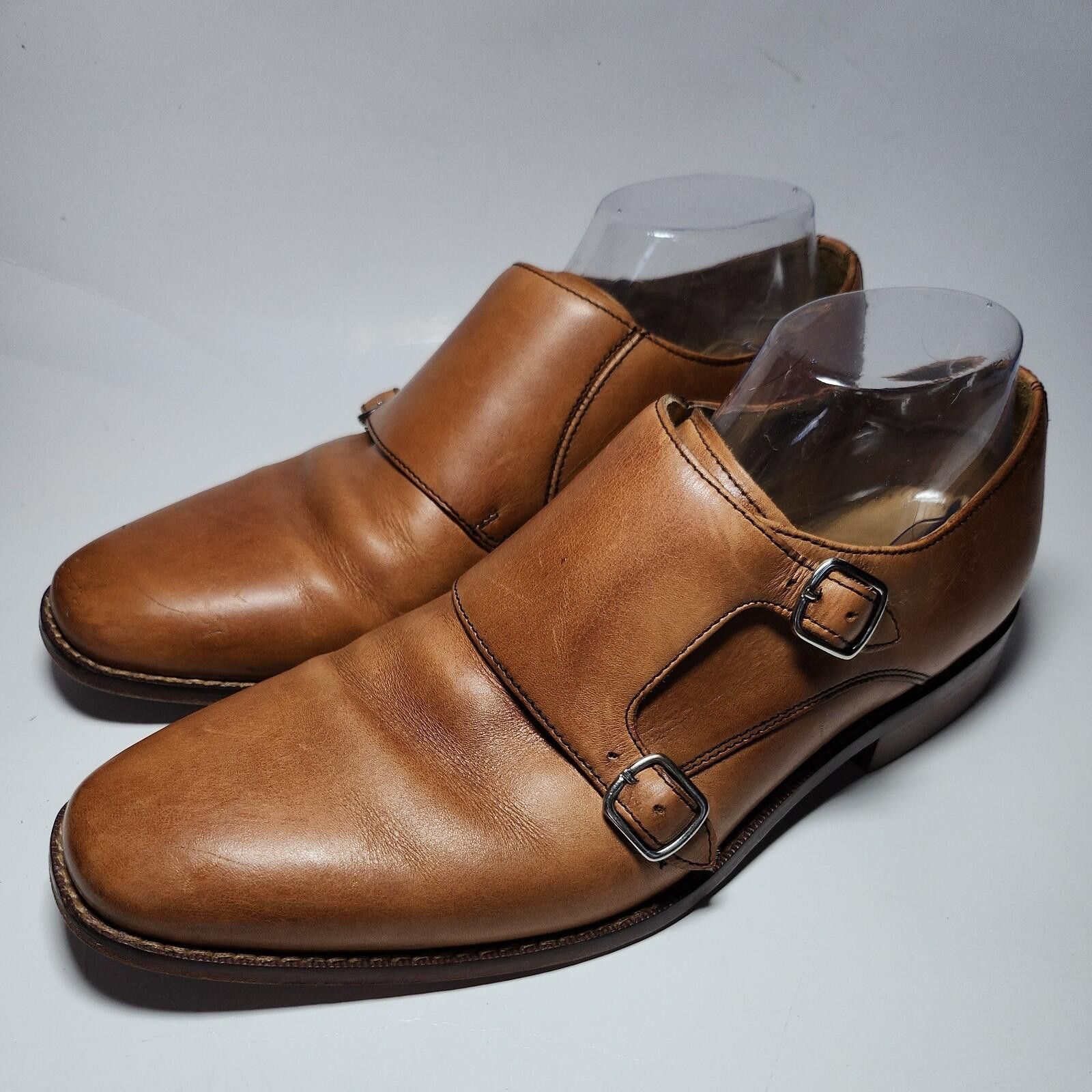 Cole Haan Cole Haan Brown Leather Double Monk Strap Shoes Sz 9 Size US 12 / EU 45 - 1 Thumbnail