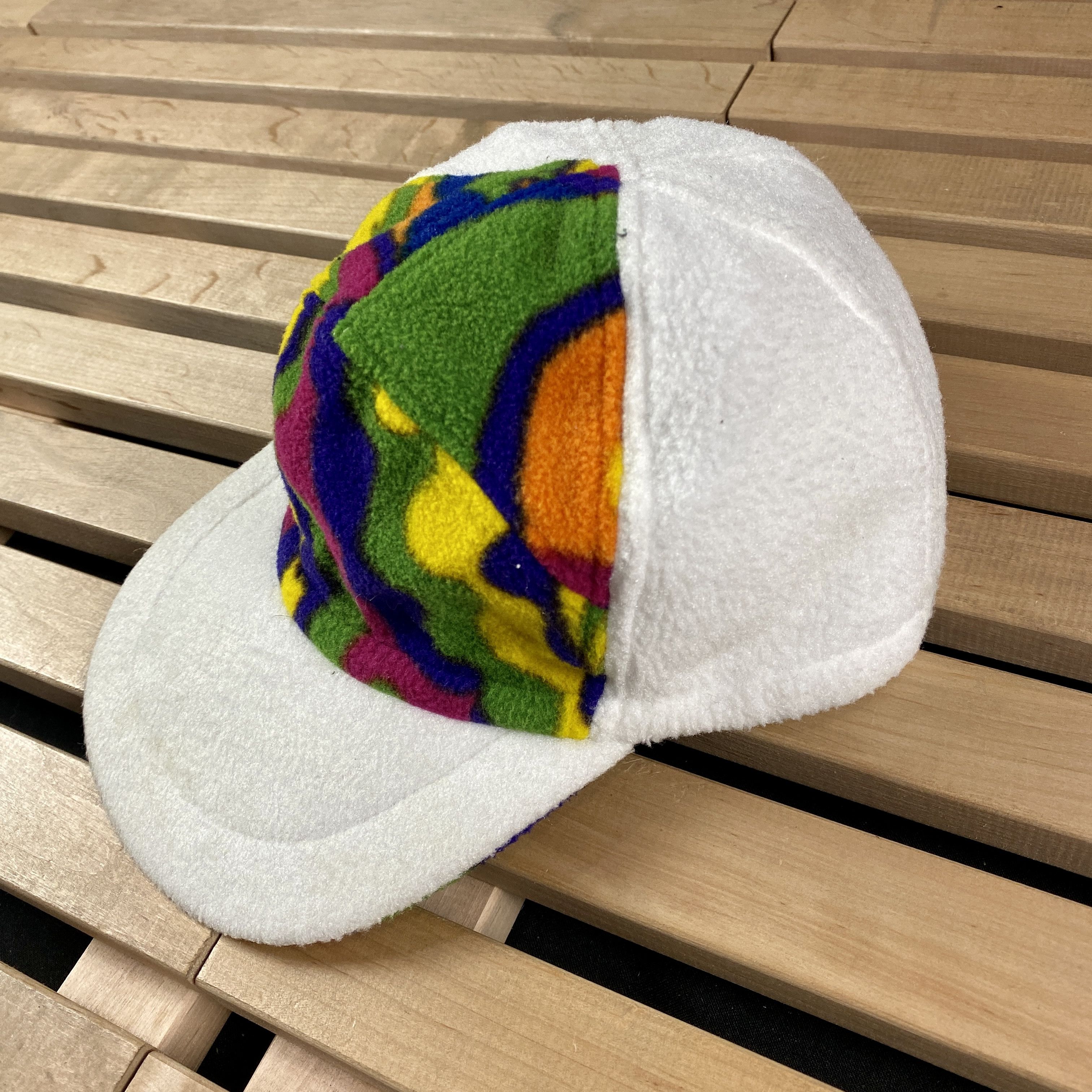 Other Mens Fleece Hat Cap Polartec Crazy Print Size L Size 34 - 2 Thumbnail