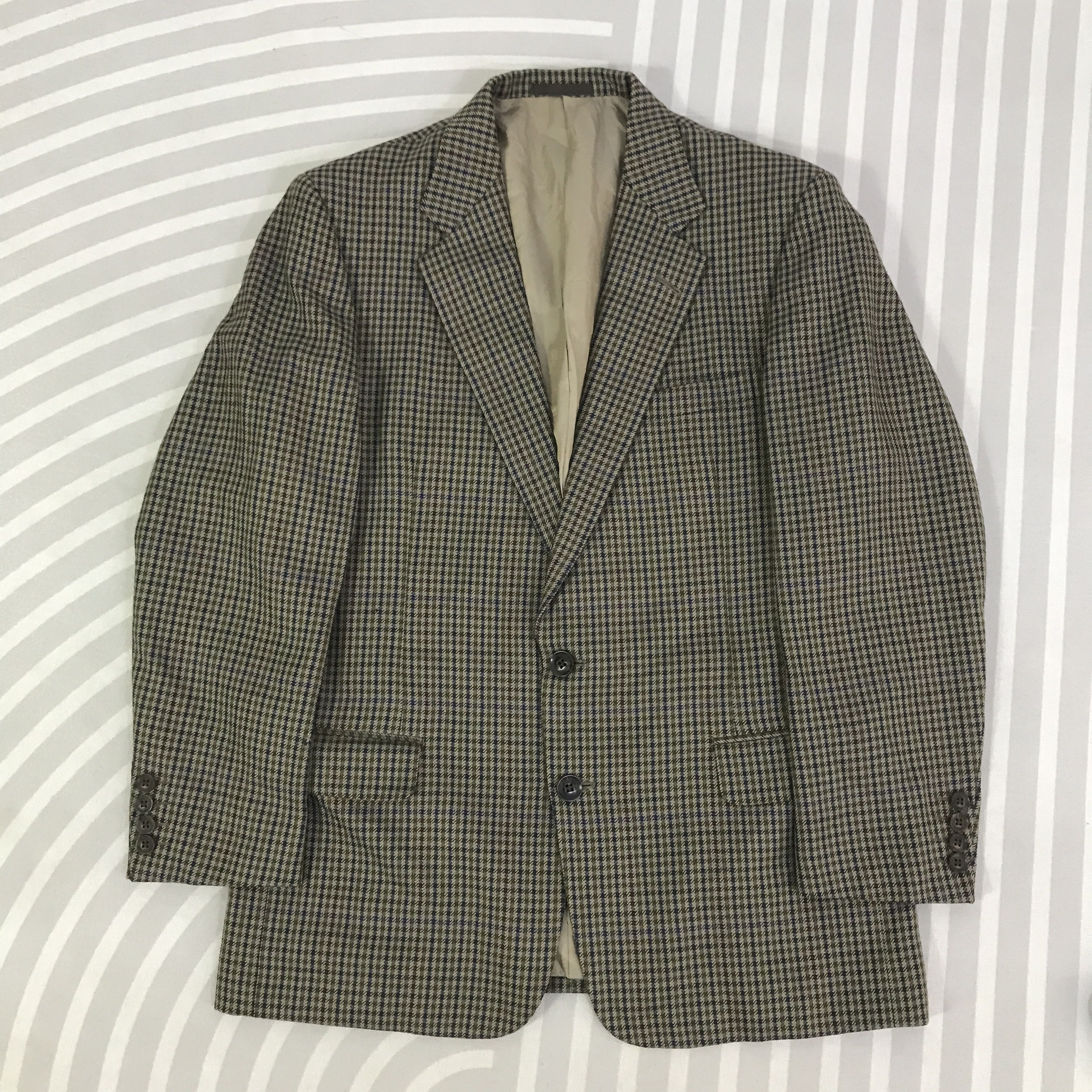 Burberry Vintage Burberrys Japan classic Design Blazer K108B19 Size US L / EU 52-54 / 3 - 1 Thumbnail