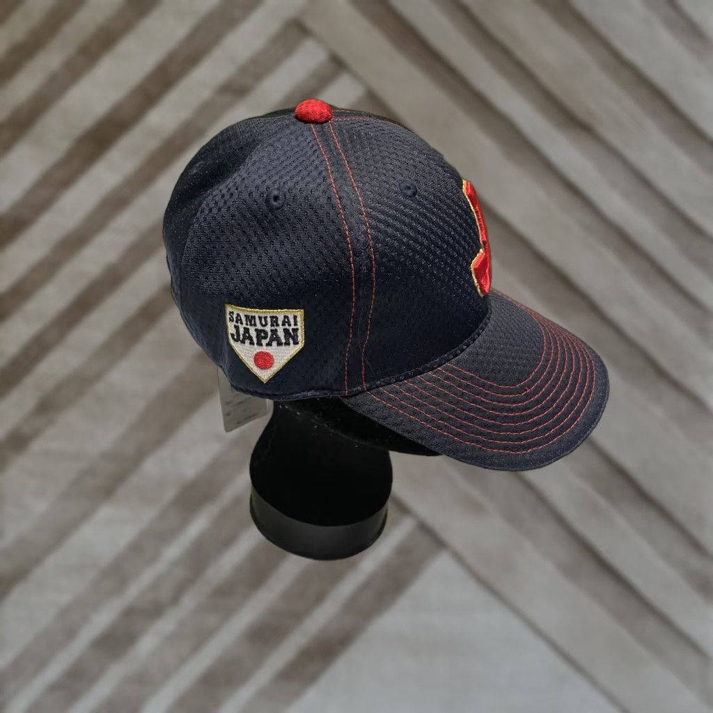 Mizuno Mizuno Hat Samurai National Baseball Team Japan Ohtani 2023 WBC Adjustable Cap Blue Mens One Size Size ONE SIZE - 1 Thumbnail