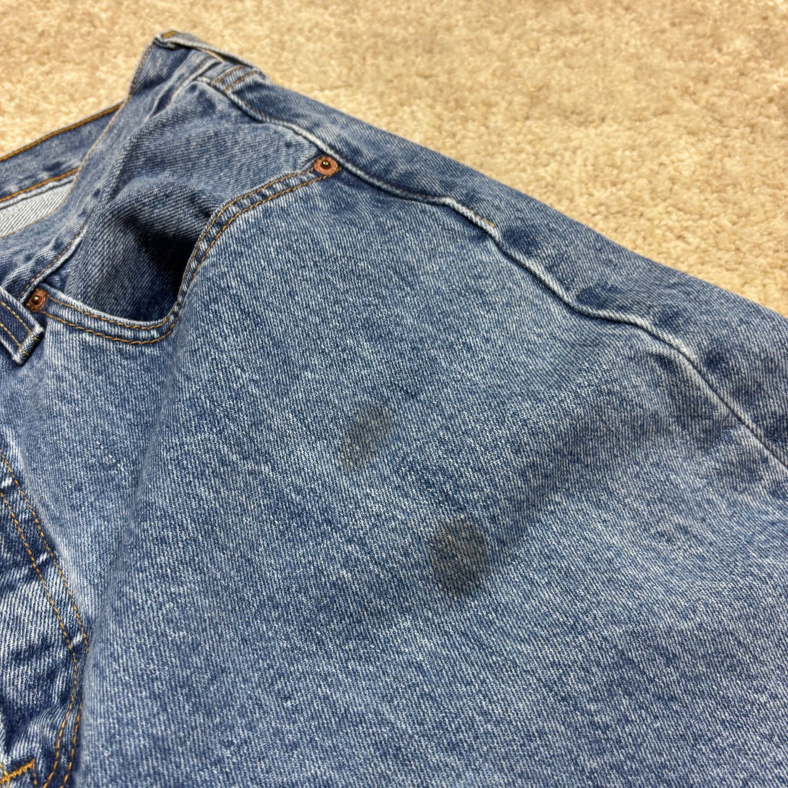 Levi's × Vintage Vintage Levi's 501 Straight Leg Button Fly Jeans Men's 32x34 Size US 32 / EU 48 - 15 Thumbnail