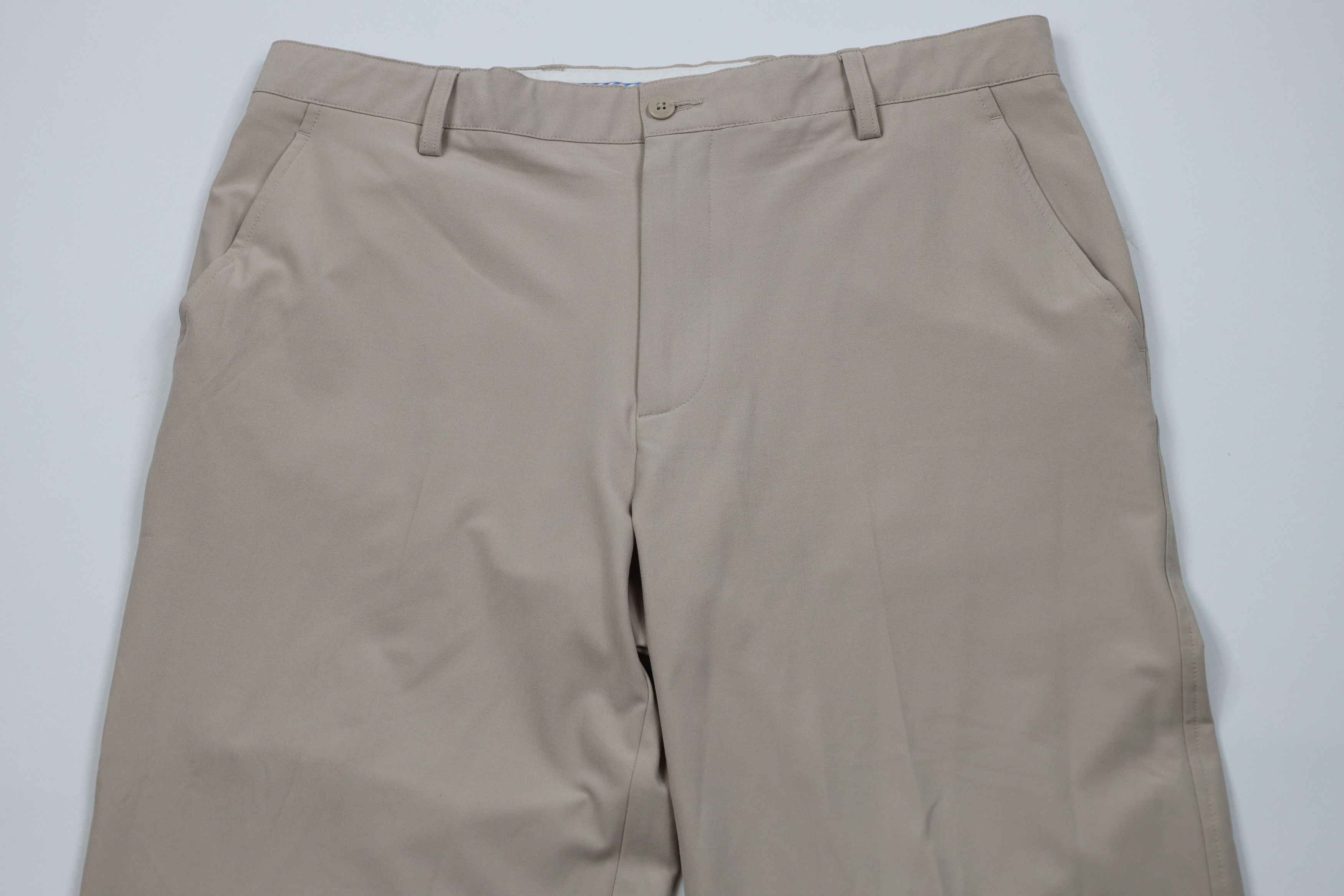 Footjoy FootJoy Wide Leg Golfing Golf Chino Pants Trousers Beige Size US 35 - 2 Thumbnail