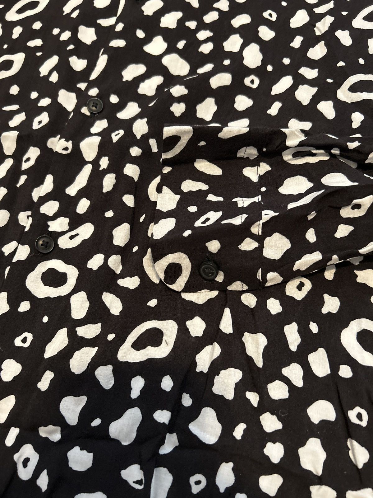 Allsaints Panther Print Button Up Shirt Size US M / EU 48-50 / 2 - 4 Thumbnail