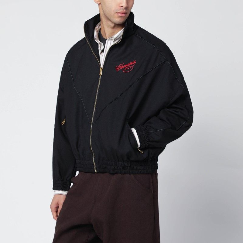 Willy Chavarria Willy Chavarria Black Wool Bomber Jacket Size US M / EU 48-50 / 2 - 1 Thumbnail