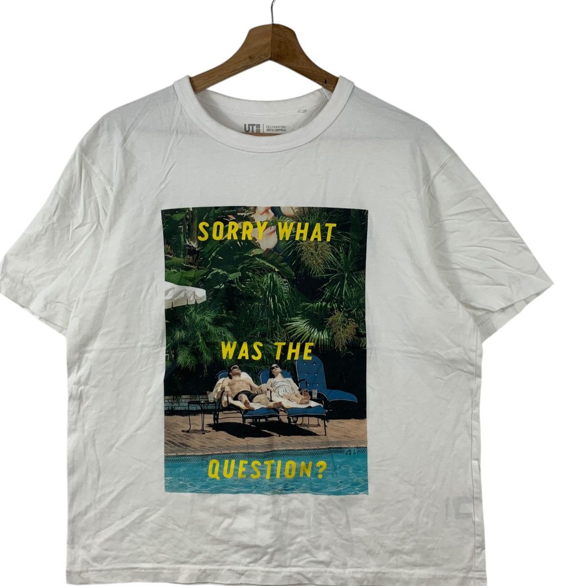 Uniqlo SOFIA COPPOLA x UNIQLO The Bling Ring Sorry Question Tee Size XL / US 12-14 / IT 48-50 - 3 Thumbnail