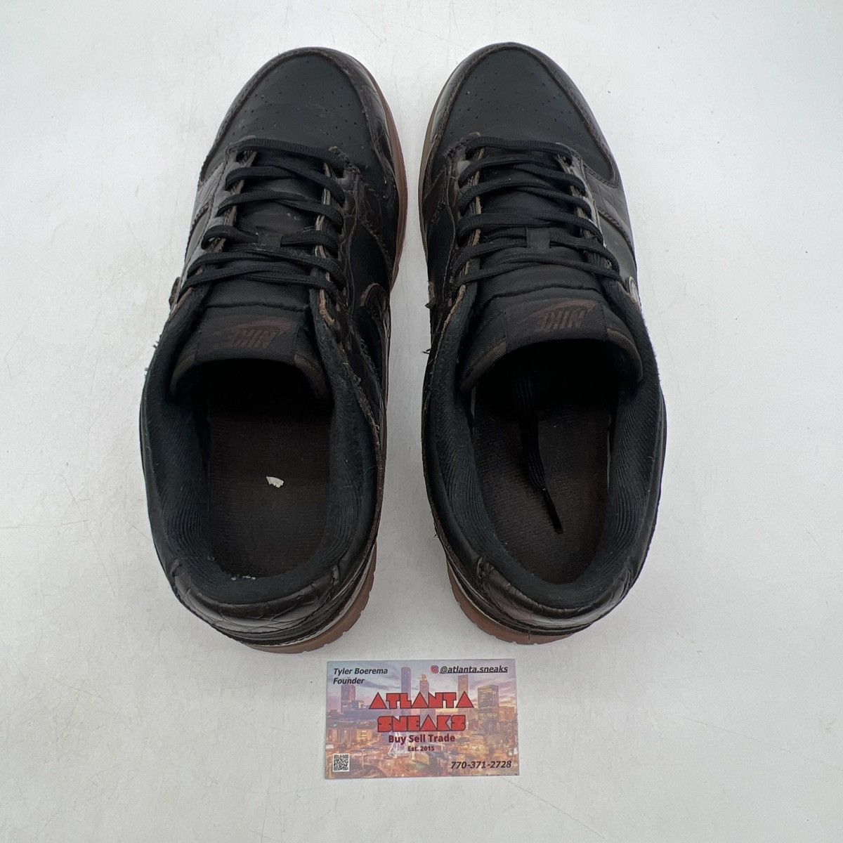 Nike Nike dunk low chocolate croc Size US 11 / EU 44 - 6 Thumbnail