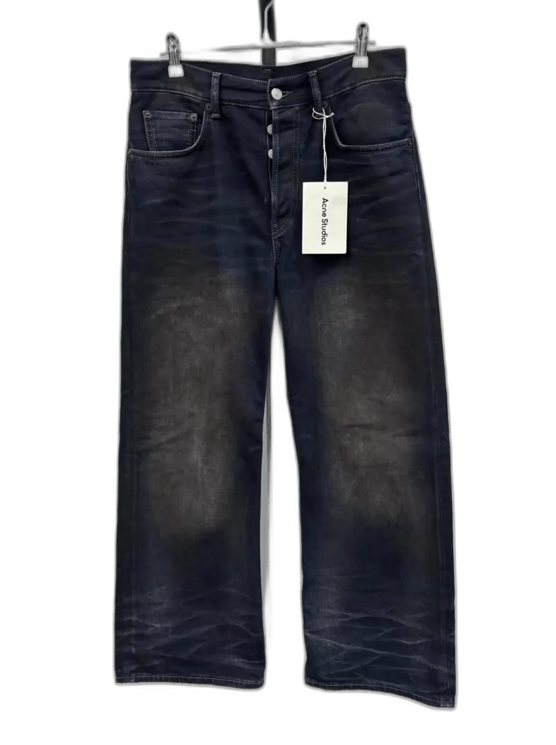 Acne Studios Mid Waist Loose Wide Leg Jeans-yf