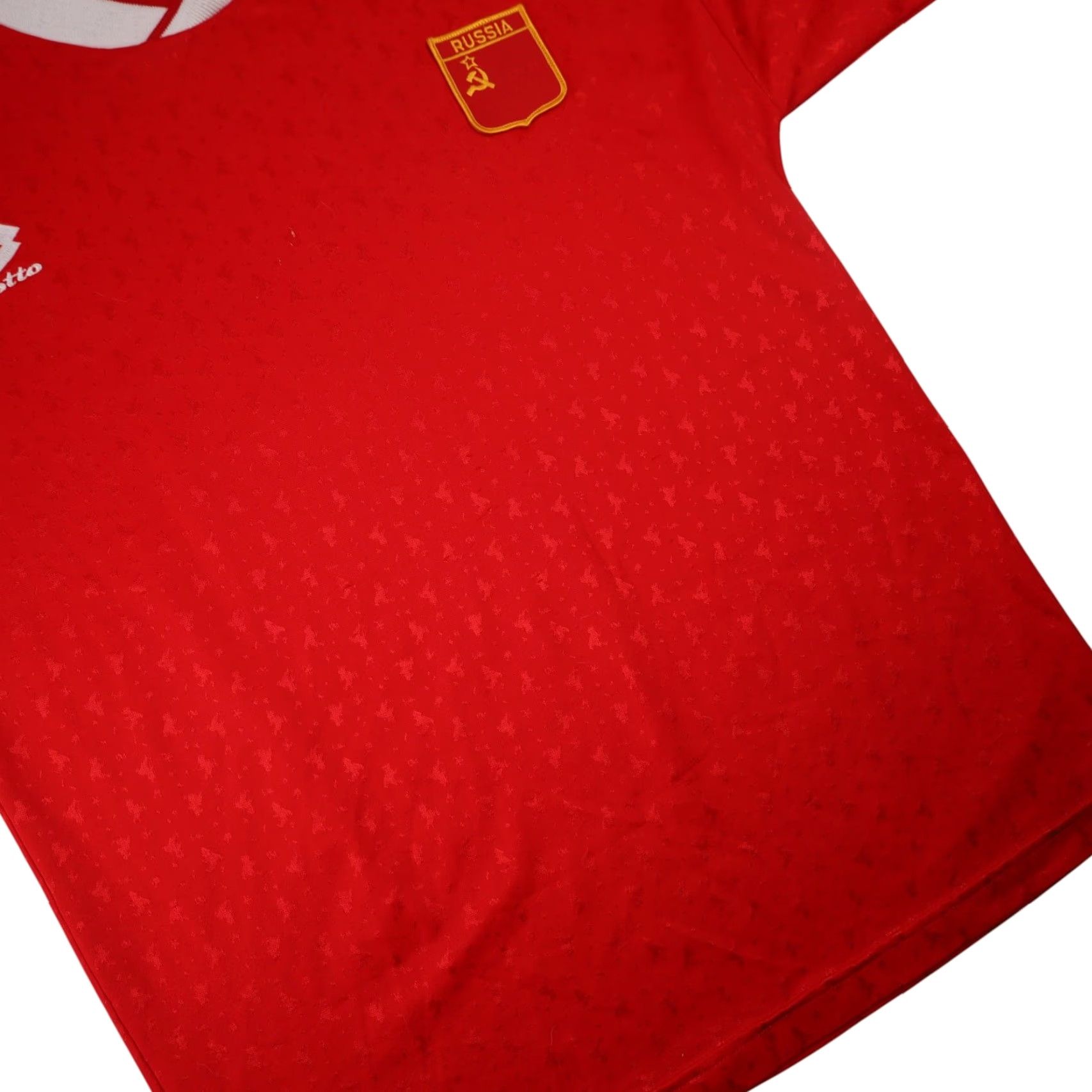 Vintage VINTAGE Lotto CCCP Soccer Jersey Red Large Mens Shirt Size US L / EU 52-54 / 3 - 4 Thumbnail