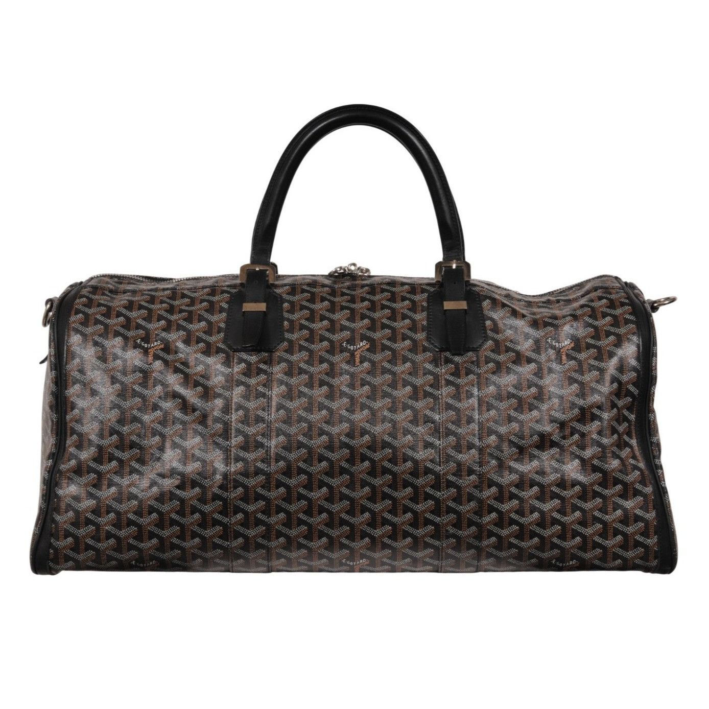 Goyard Croisiere 50 Black Leather Duffle Travel Carry On - 02656 Size ONE SIZE - 20 Thumbnail