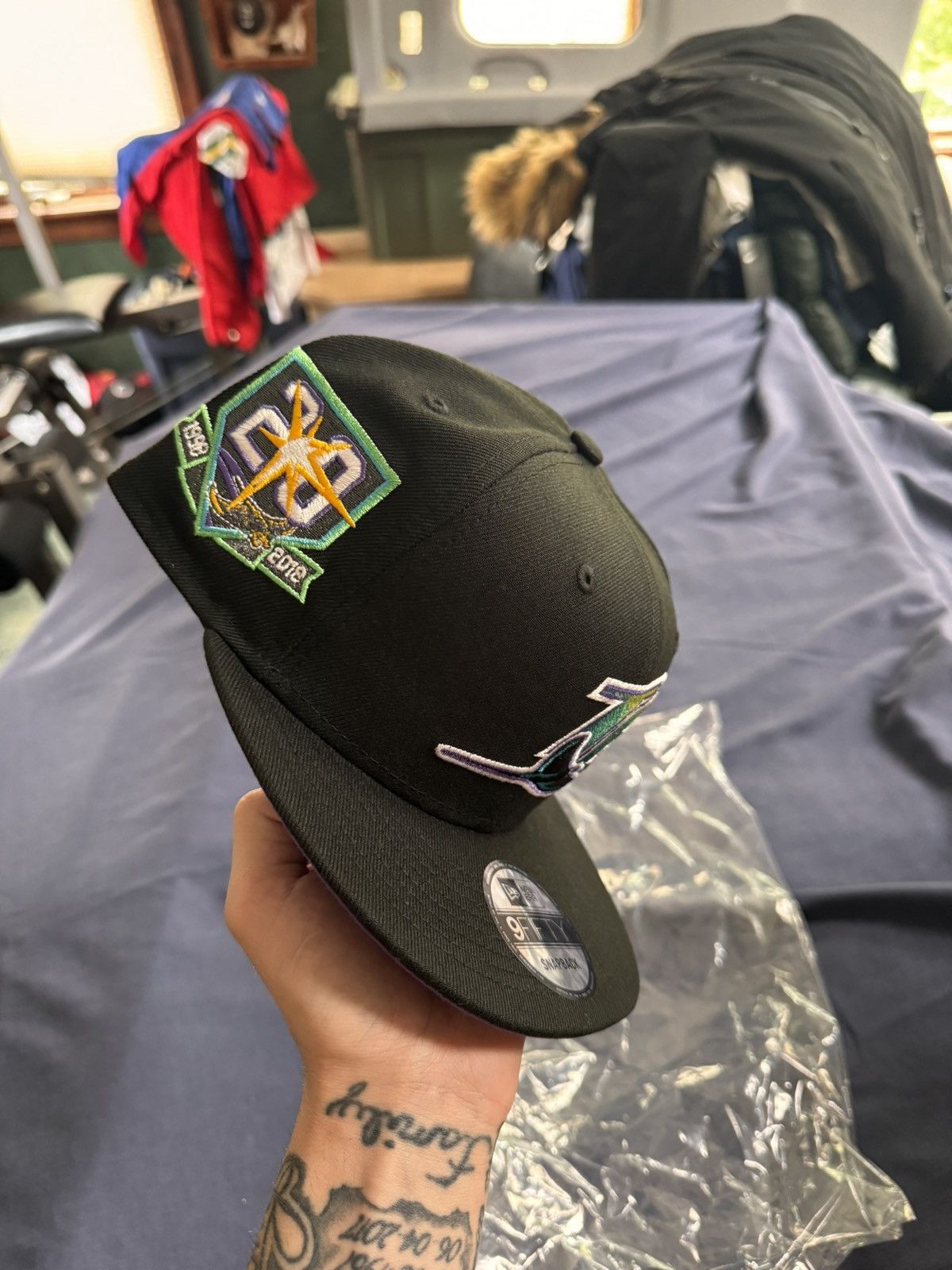 New Era New era 9fifty Tampa Bay Devil rays Size ONE SIZE - 2 Thumbnail