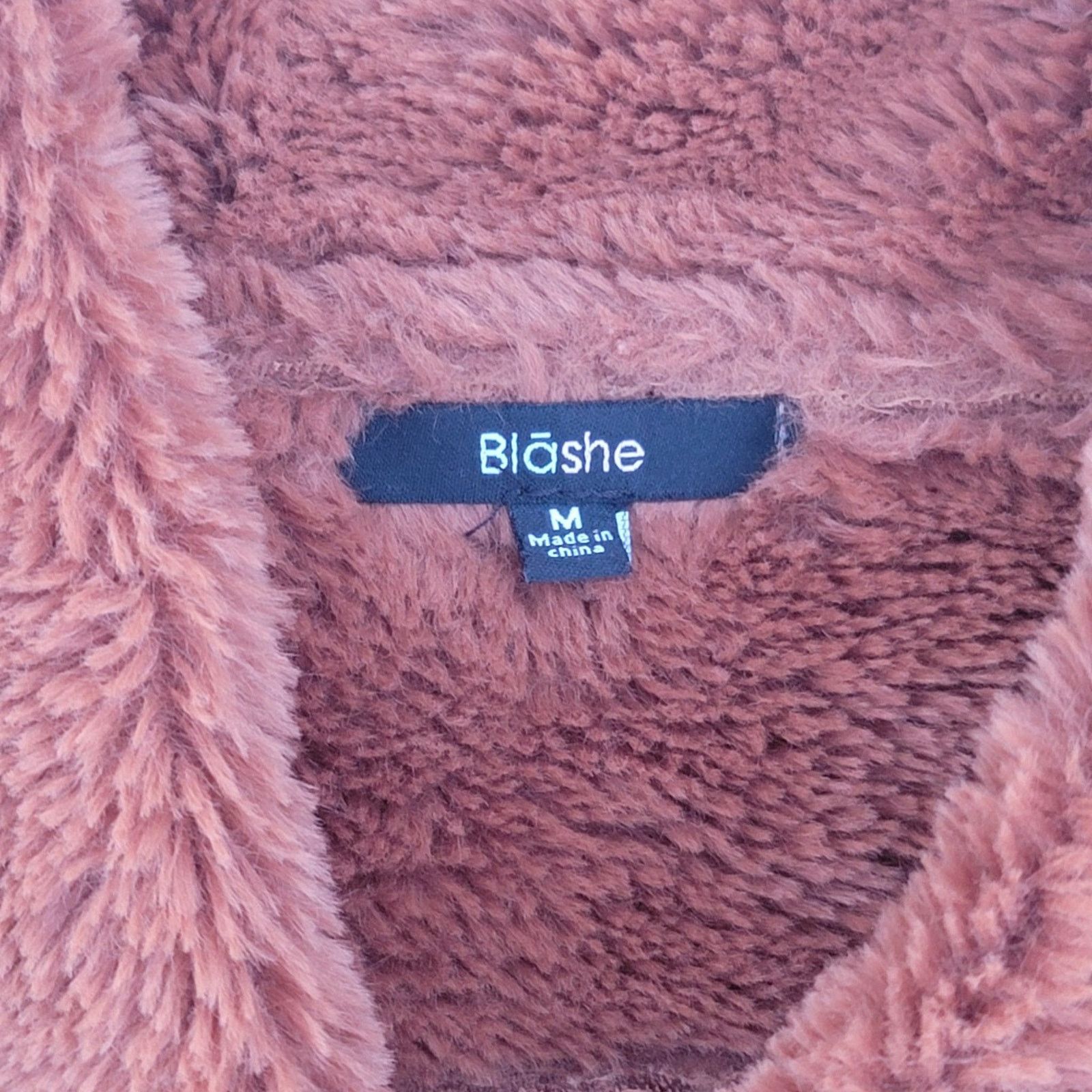 The Unbranded Brand Blashe Faux Suede Leather Fur Jacket Size M / US 6-8 / IT 42-44 - 7 Thumbnail
