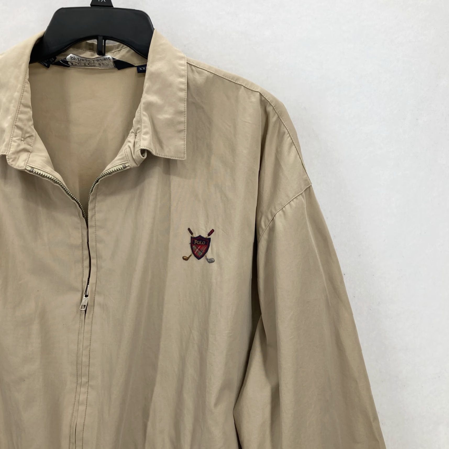 Polo Ralph Lauren VINTAGE Polo Ralph Lauren Jacket Mens 2XL Full Zip Golf Crest Lightweight Coat Shirt/Coat? Size US XXL / EU 58 / 5 - 2 Thumbnail