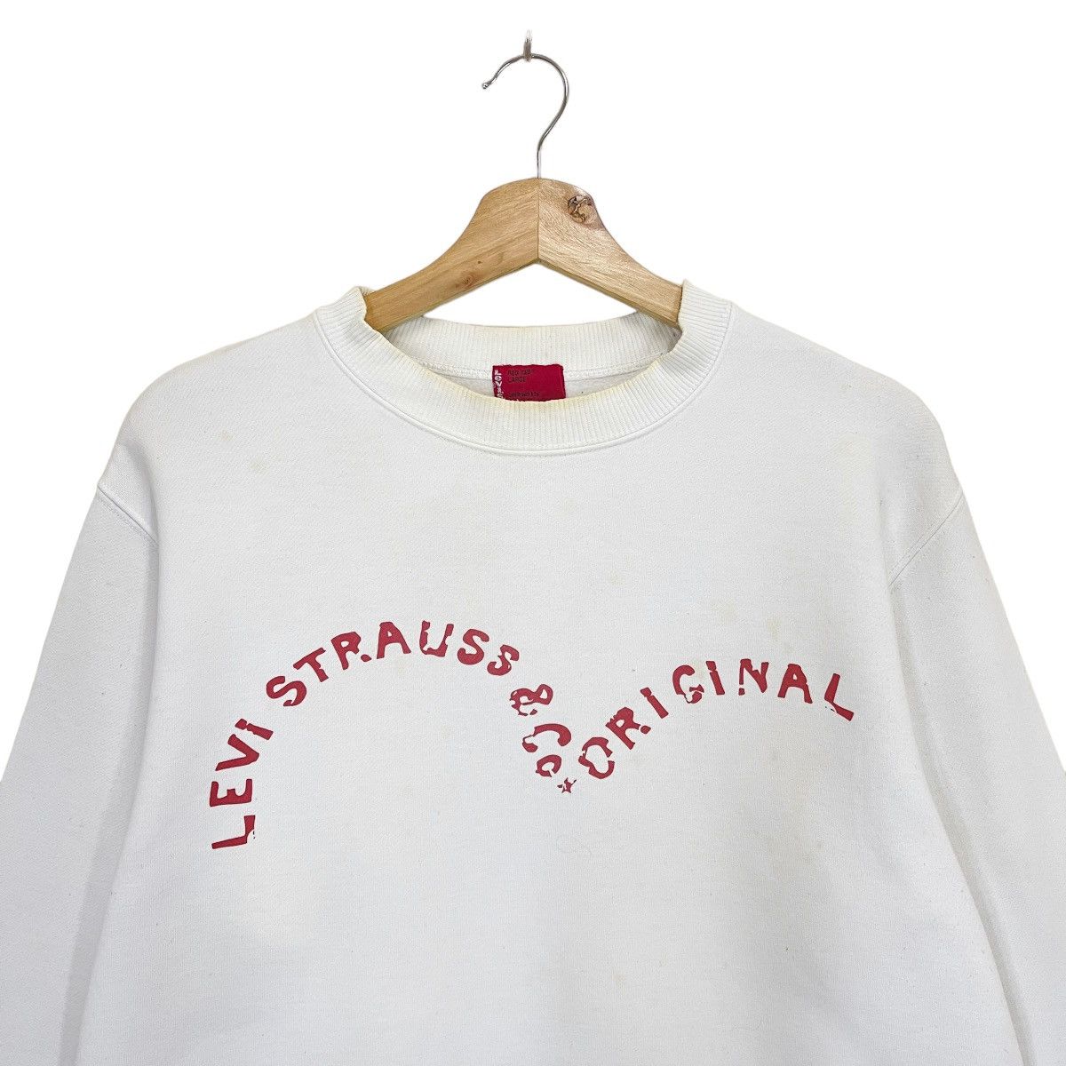 Levi's 90s Levis Big Logo Crewneck Sweatshirt Size M Size US M / EU 48-50 / 2 - 8 Thumbnail
