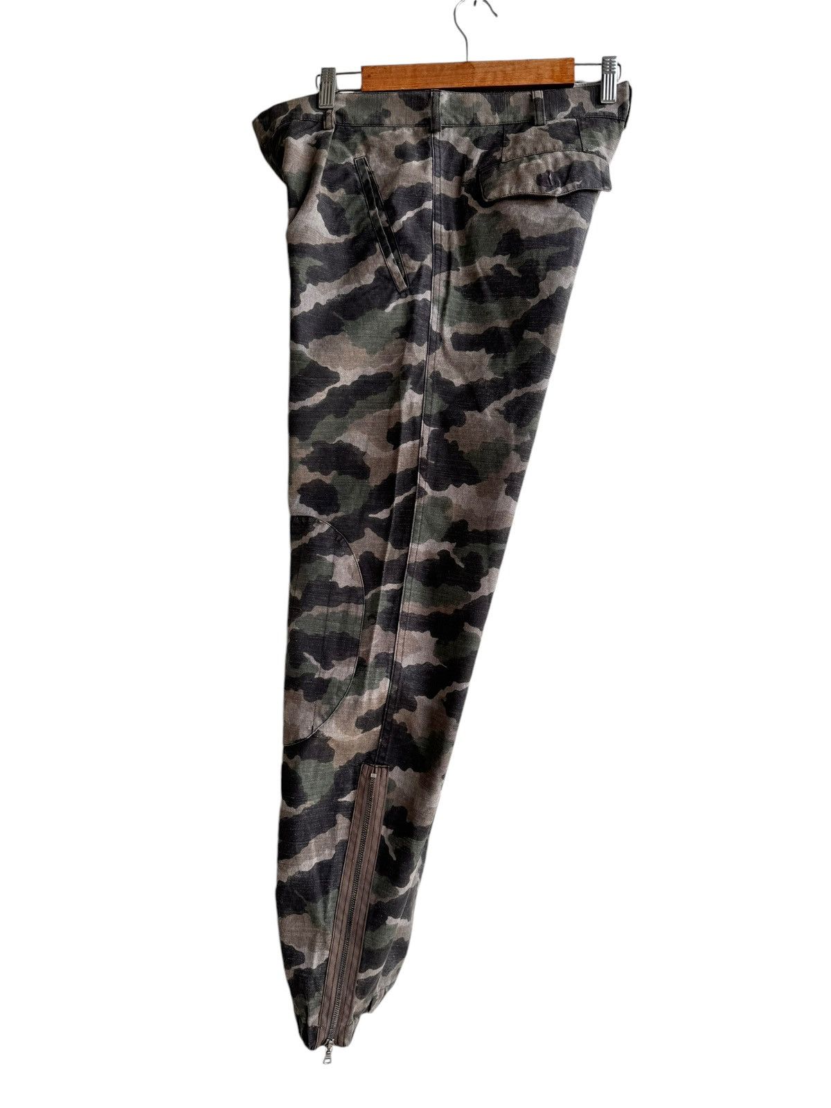 A.P.C. × Japanese Brand Vintage Woodland Camo APC zipper Leg Pants Size US 30 / EU 46 - 5 Thumbnail