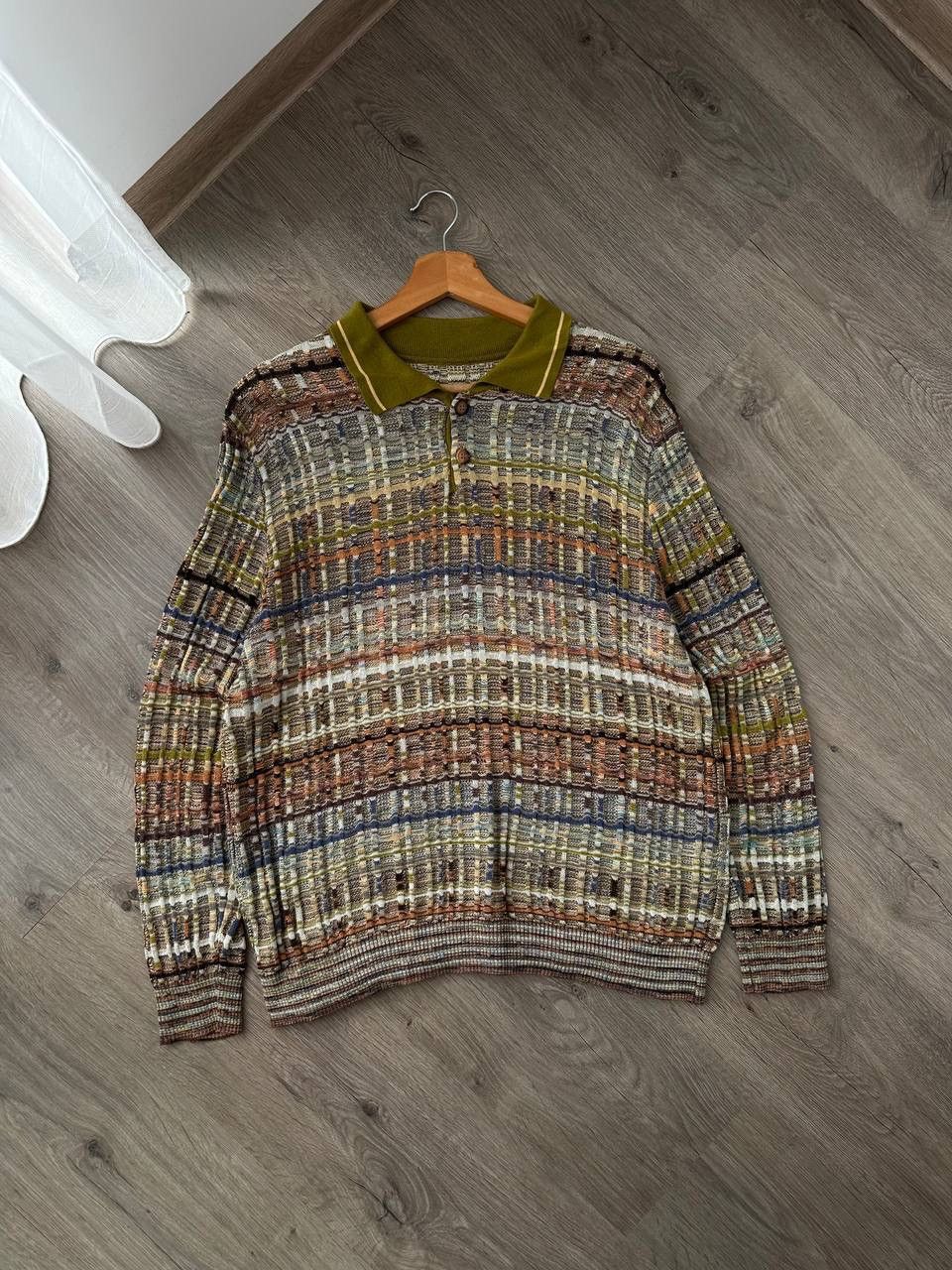 Japanese Brand × Vintage Vintage Botto Beige Cosby Botto Knit Sweater Size US M / EU 48-50 / 2 - 5 Thumbnail