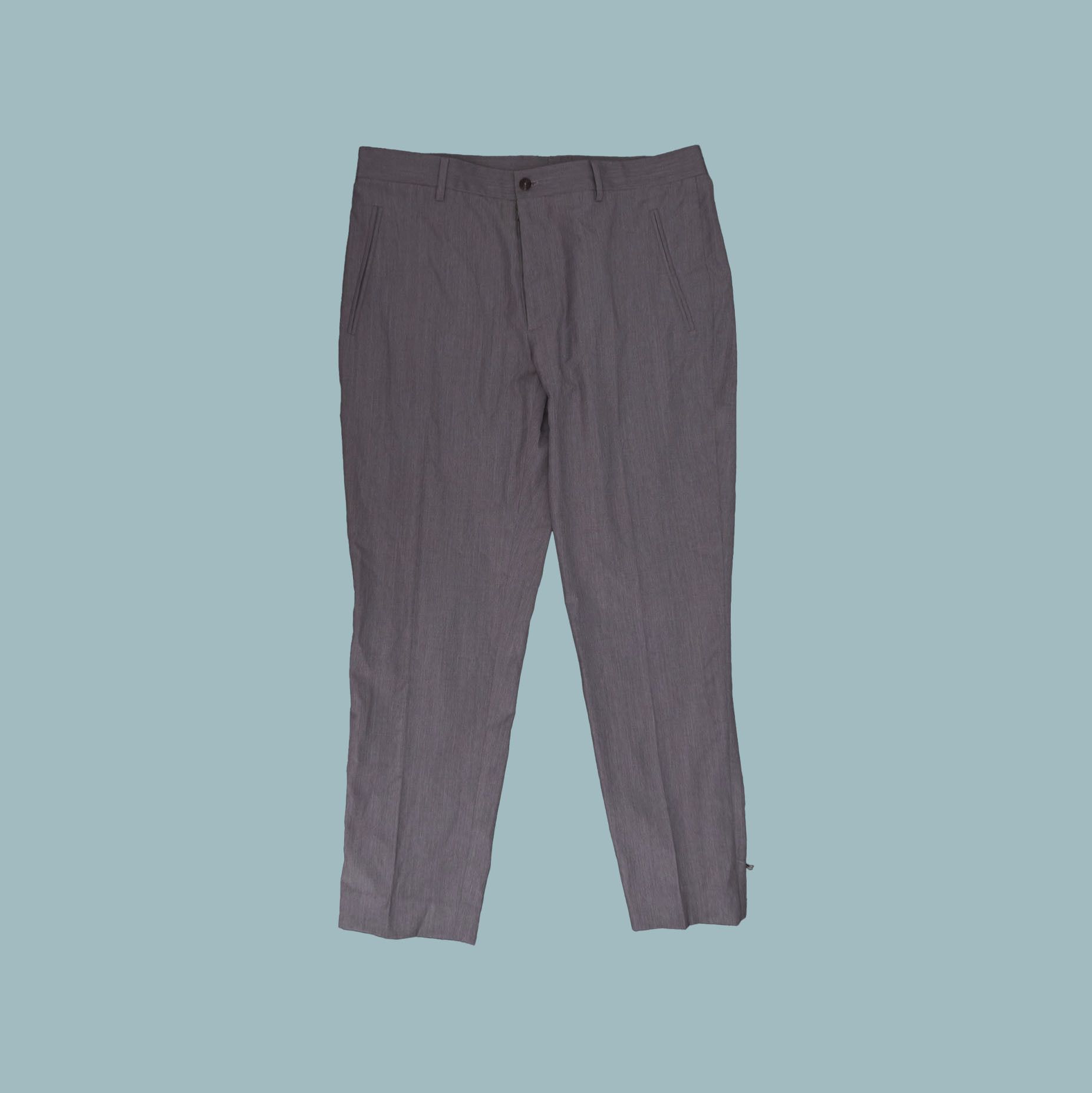 Maison Margiela MAISON MARTIN MARGIELA GRAY SLIM DRESS PANT Size US 38 / EU 54 - 1 Thumbnail