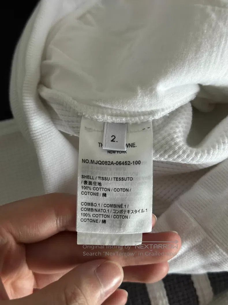 Thom Browne Thom Browne size 2 White Waffle Sweatpants Size US 28 / EU 44 - 4 Thumbnail