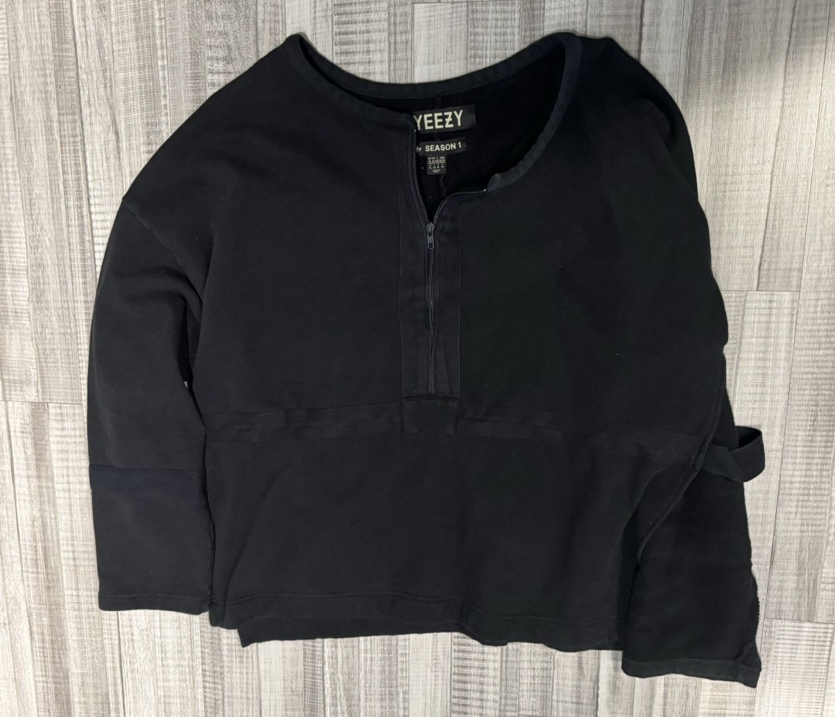 Pre-owned Yeezy Season 1 Military Pullover In Black