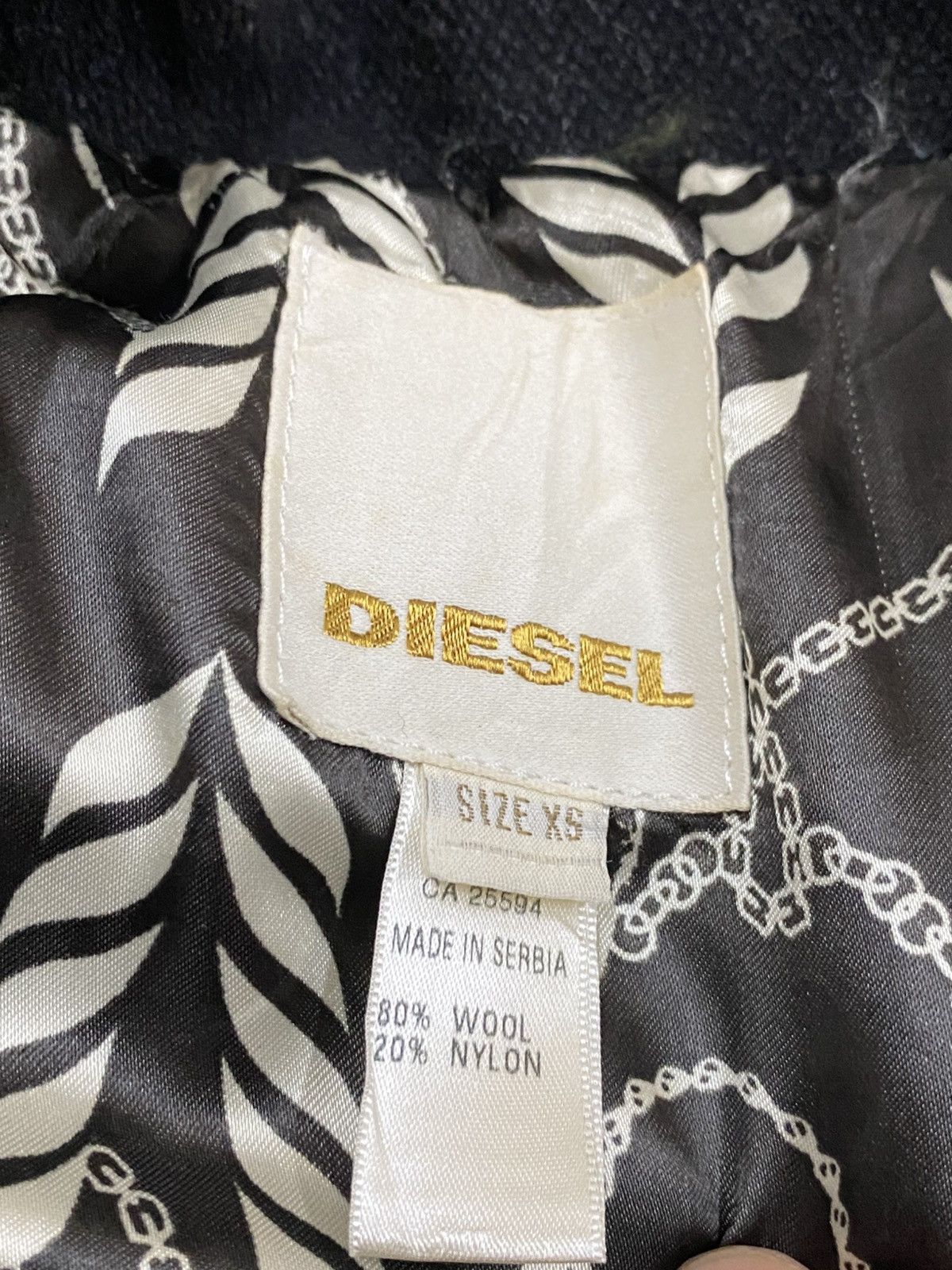 Diesel Diesel Wool Jacket - Avant Garde Size XS / US 0-2 / IT 36-38 - 14 Thumbnail