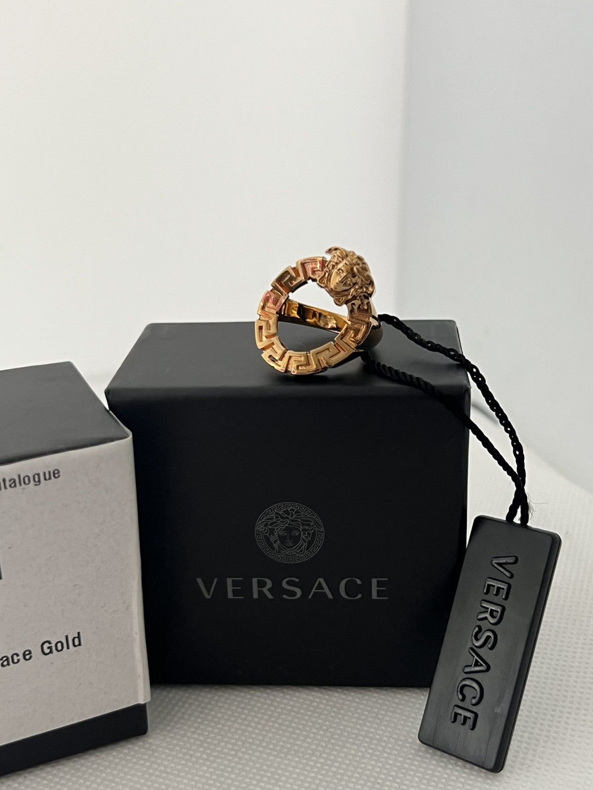 Versace Versace Medusa head ring 8 3/4 Size ONE SIZE - 3 Thumbnail