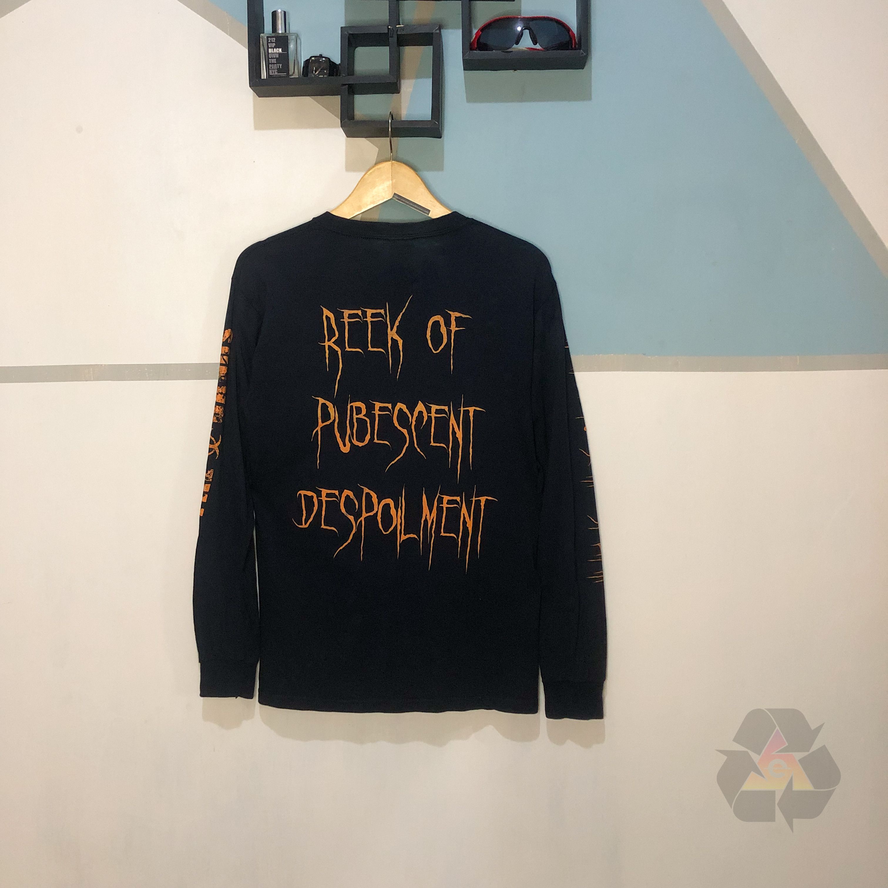 Band Tees Guttural Secrete Long Sleeve Reek Of Pubescent Despoilment Size US S / EU 44-46 / 1 - 13 Thumbnail