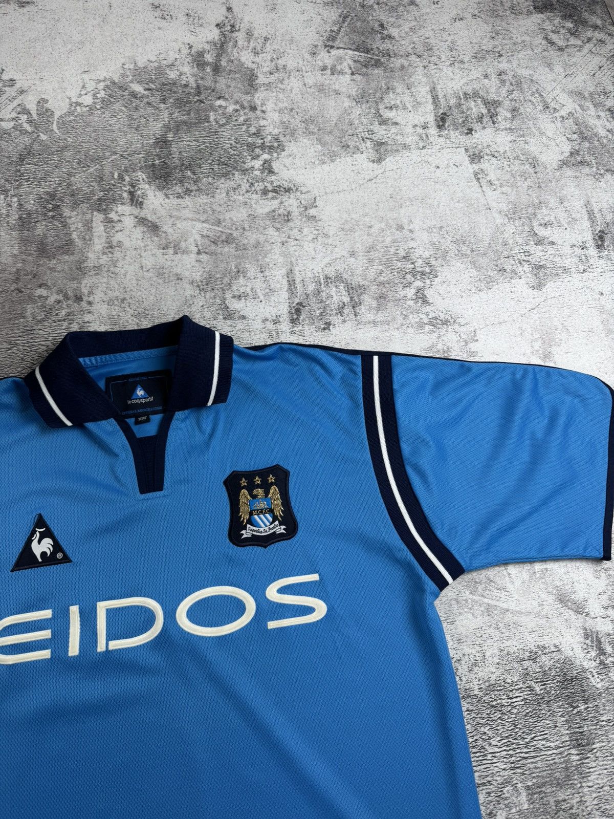 Le Coq Sportif Manchester City 38/40 2001/2002 Football Shirt Jersey Kit Size US M / EU 48-50 / 2 - 7 Thumbnail
