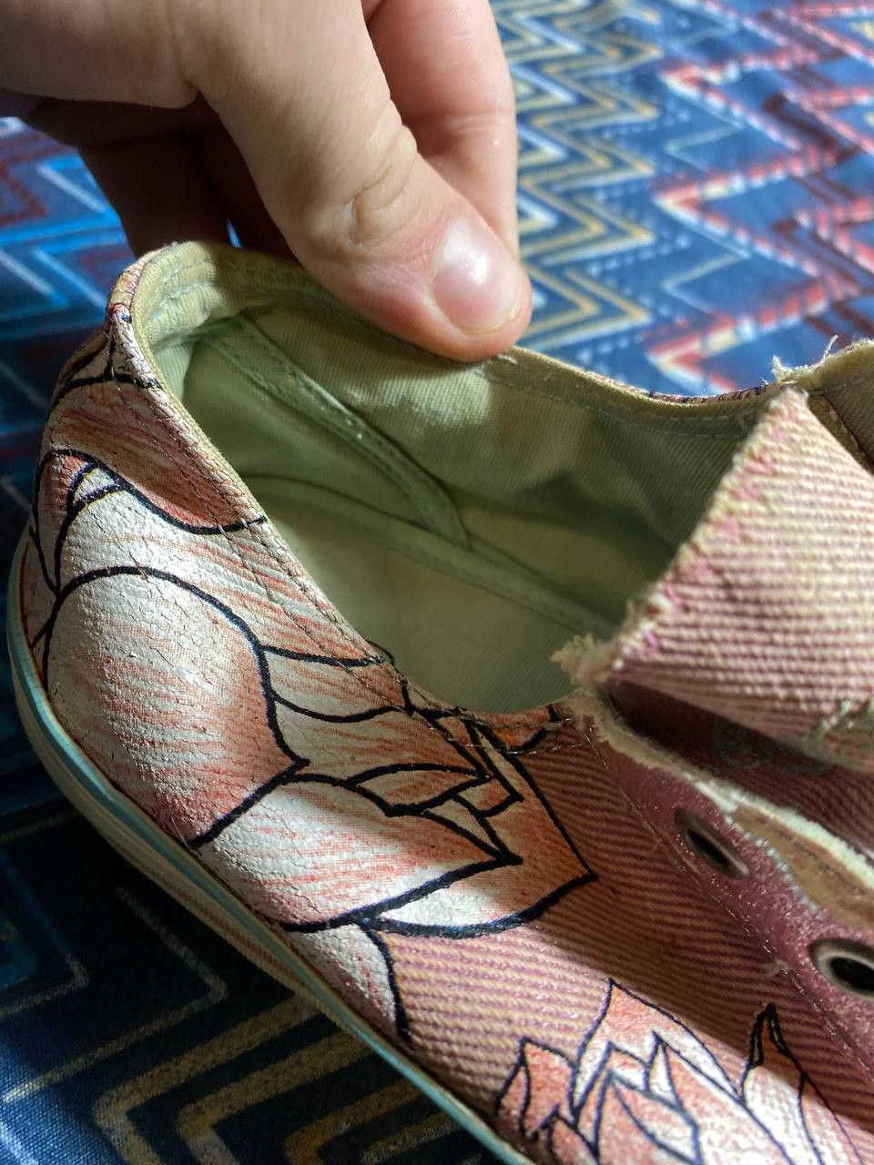 Ed Hardy Ed hardy low top sneakers tattoo stile y2k pink Size US 7 / IT 37 - 17 Thumbnail