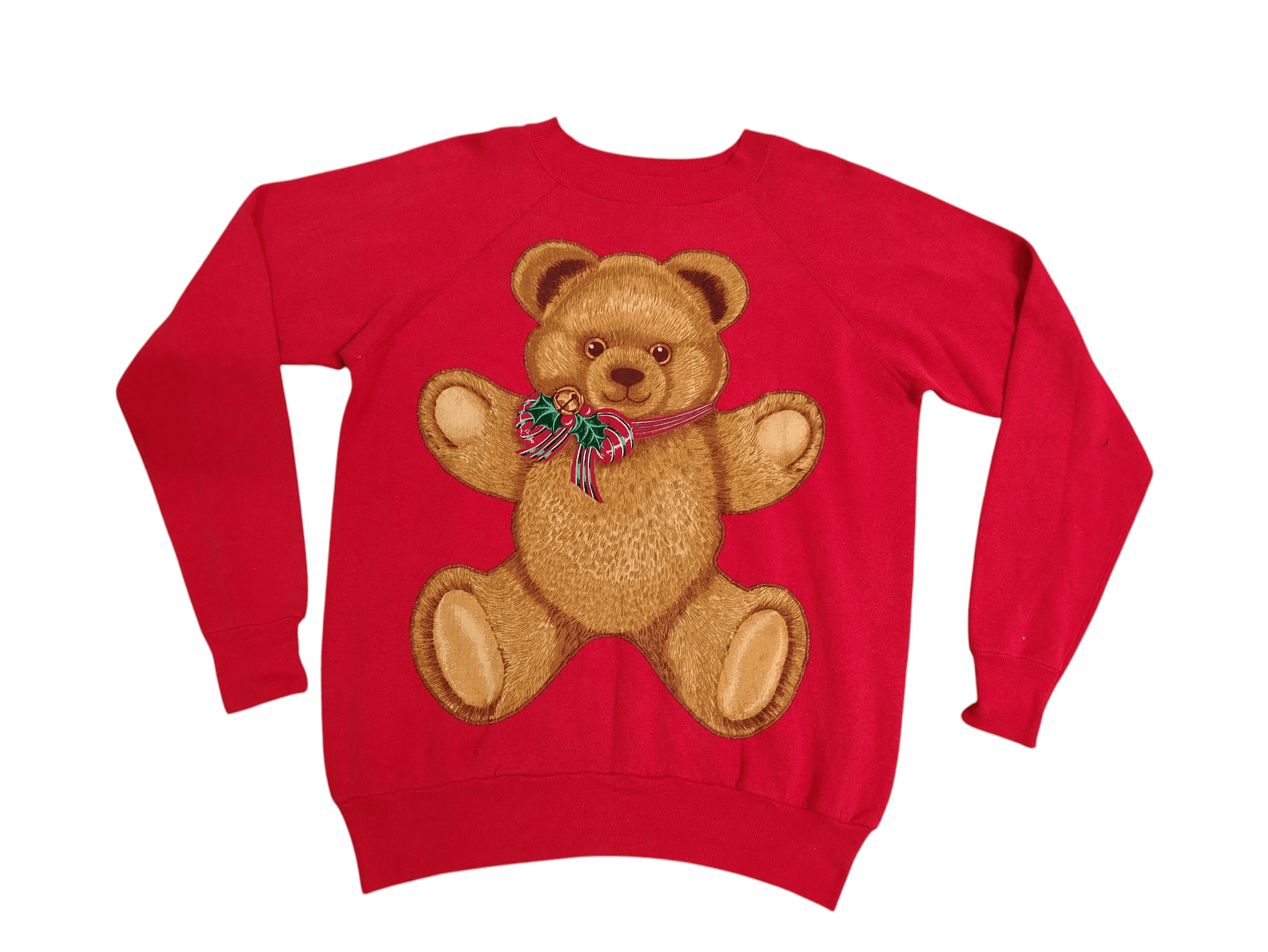 Vintage Vintage 80/90s mirror teddy bear sweatshirt tshirt Size XL / US 12-14 / IT 48-50 - 1 Thumbnail