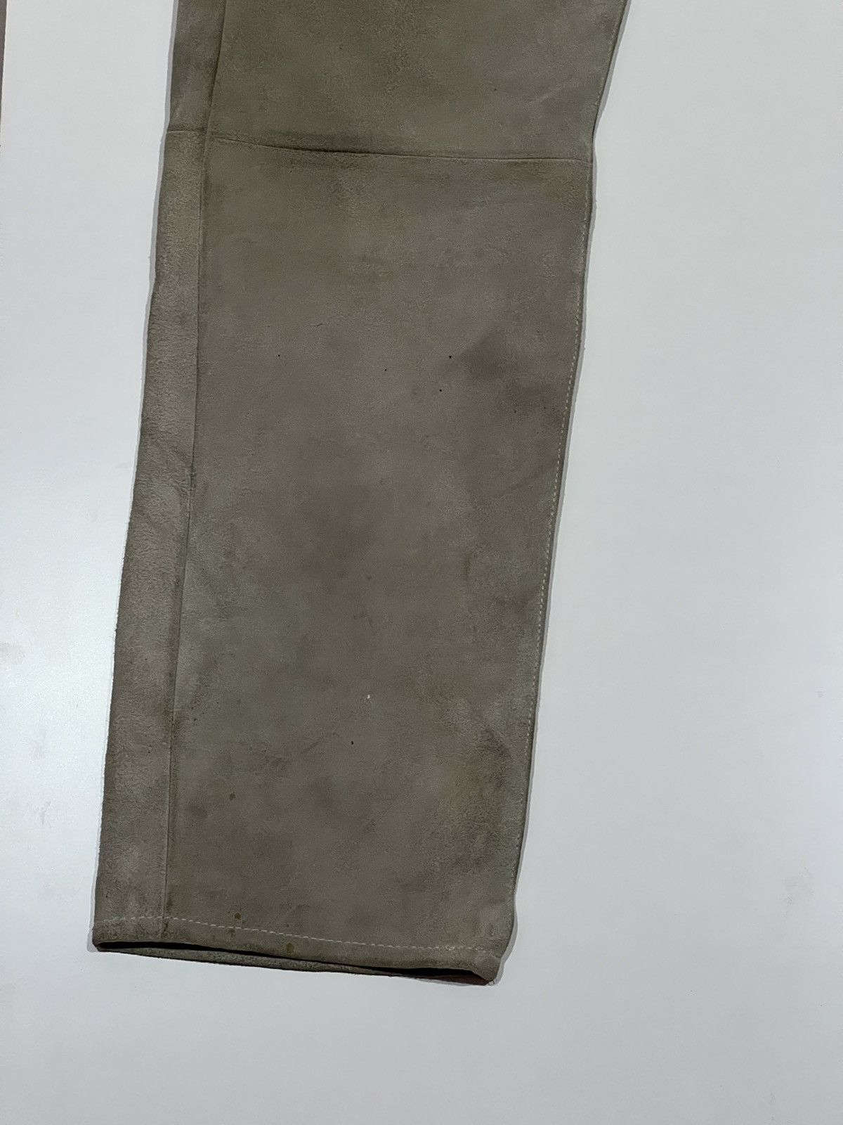 GOODENOUGH 🔥 Good Enough Hiroshi Fujiwara suede Leather GDEH pants Size US 32 / EU 48 - 4 Thumbnail