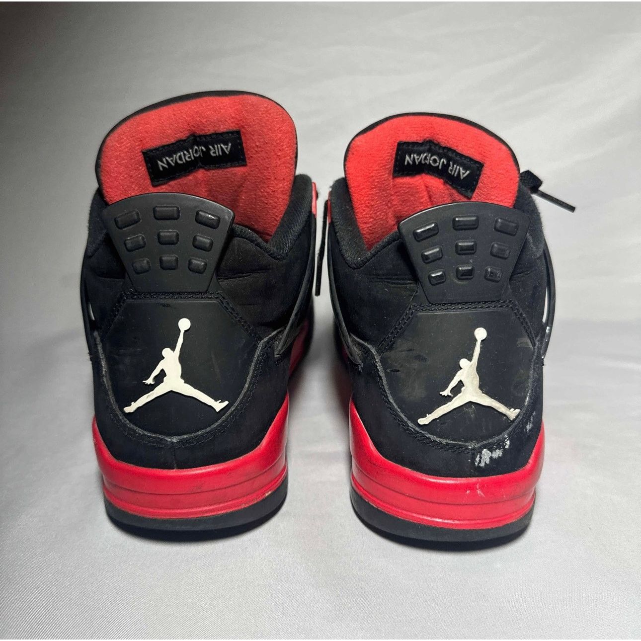 Jordan Brand × Nike Size 9.5 - Nike Air Jordan 4 Retro Red Thunder Men's Shoes Size US 9.5 / EU 42-43 - 5 Thumbnail