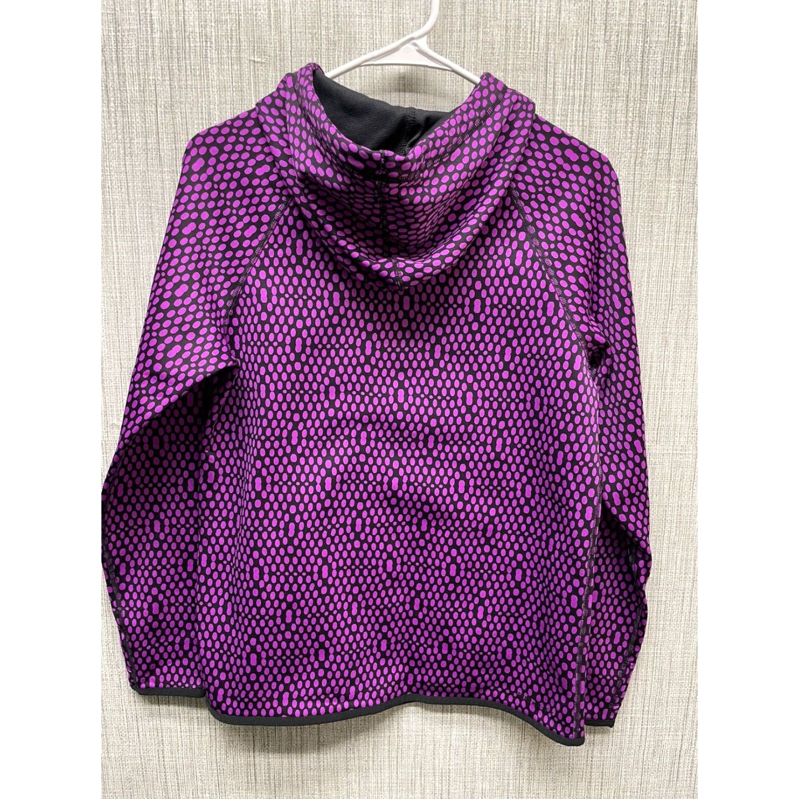Nike Nike Hoodie Womens Small Purple Polka Dot Therma Fit S Size S / US 4 / IT 40 - 4 Thumbnail