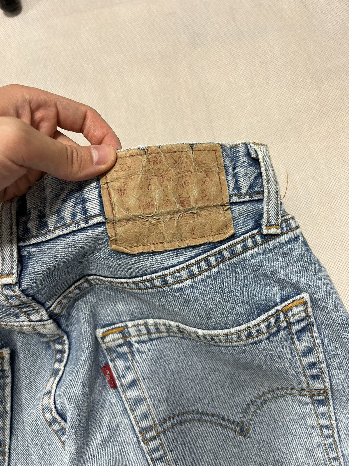 Levi's Pants Levi’s 501 baby blue jeans vintage Size US 32 / EU 48 - 4 Thumbnail