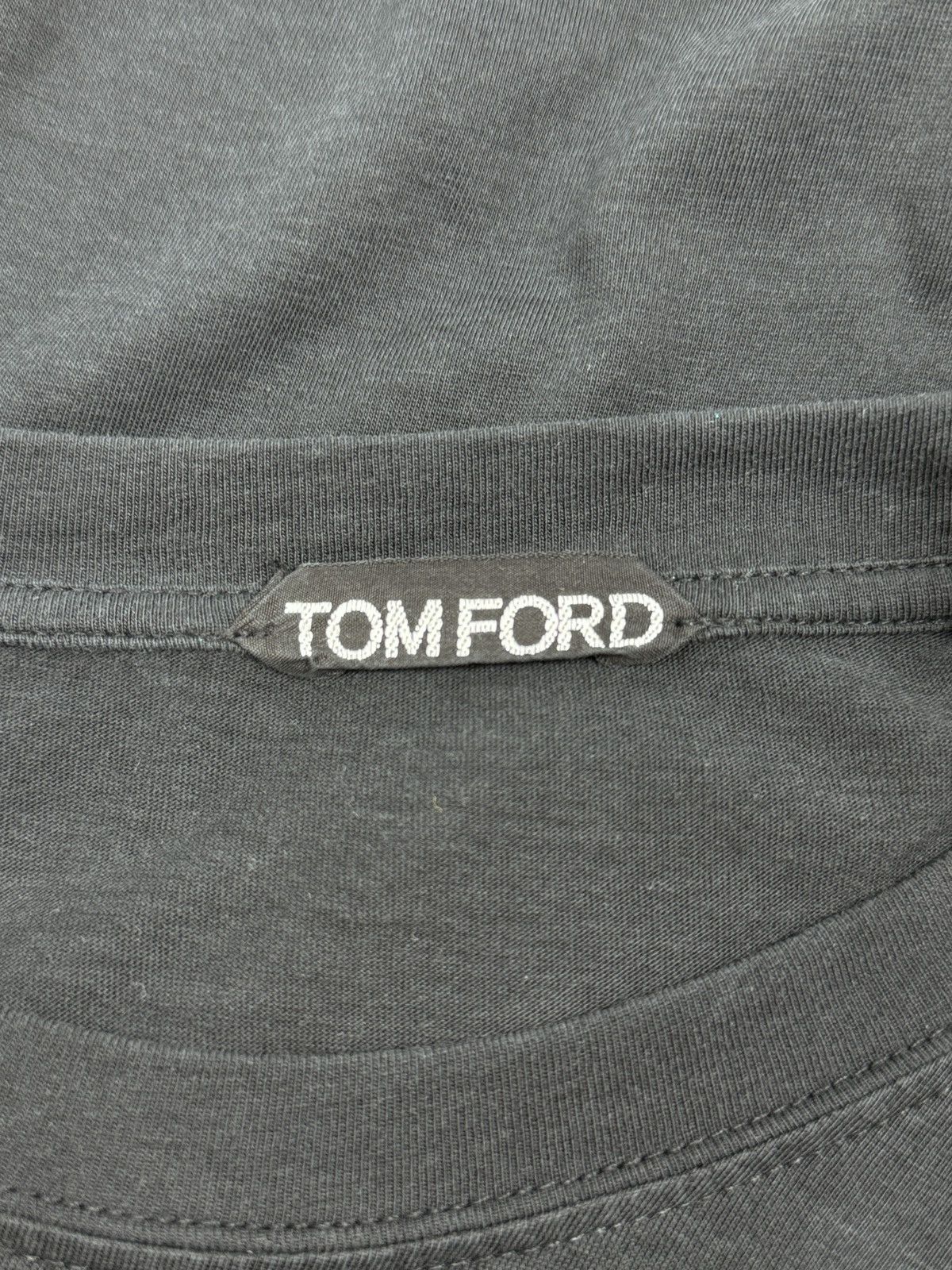 Tom Ford LOGO DETAILED T-SHIRT Size US L / EU 52-54 / 3 - 3 Thumbnail