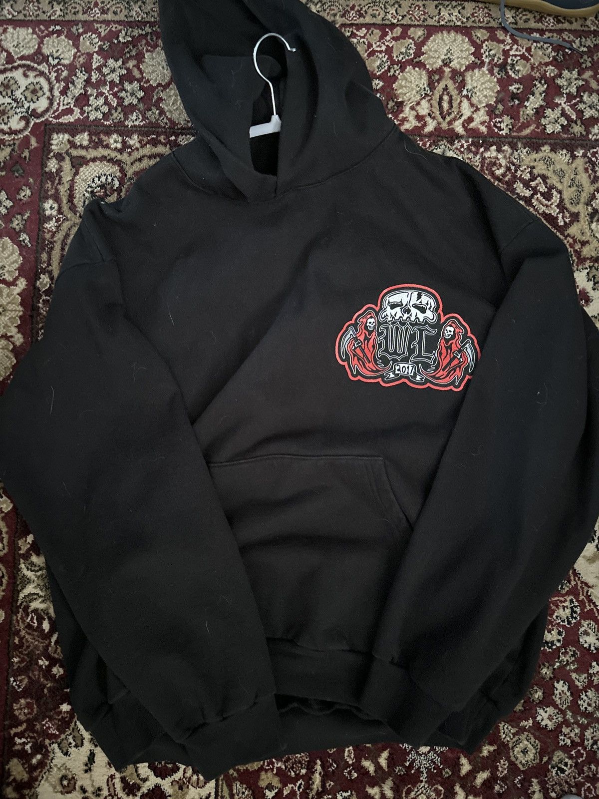 image of Warren Lotas Hoodie in Black, Men's (Size 2XL)