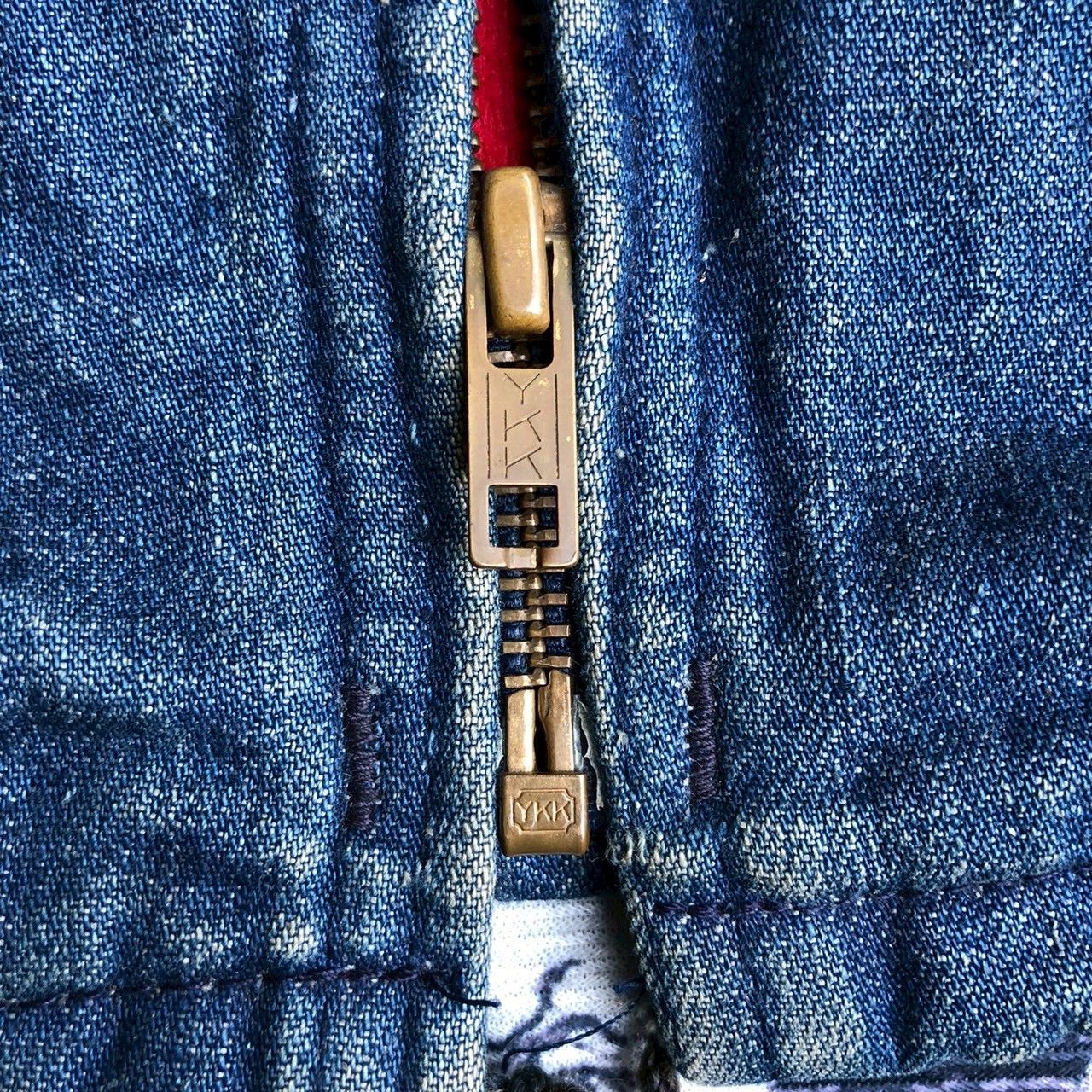 Carhartt Vintage Y2K Carhartt Denim Hoodie Jacket USA Red Lining Size US S / EU 44-46 / 1 - 8 Thumbnail