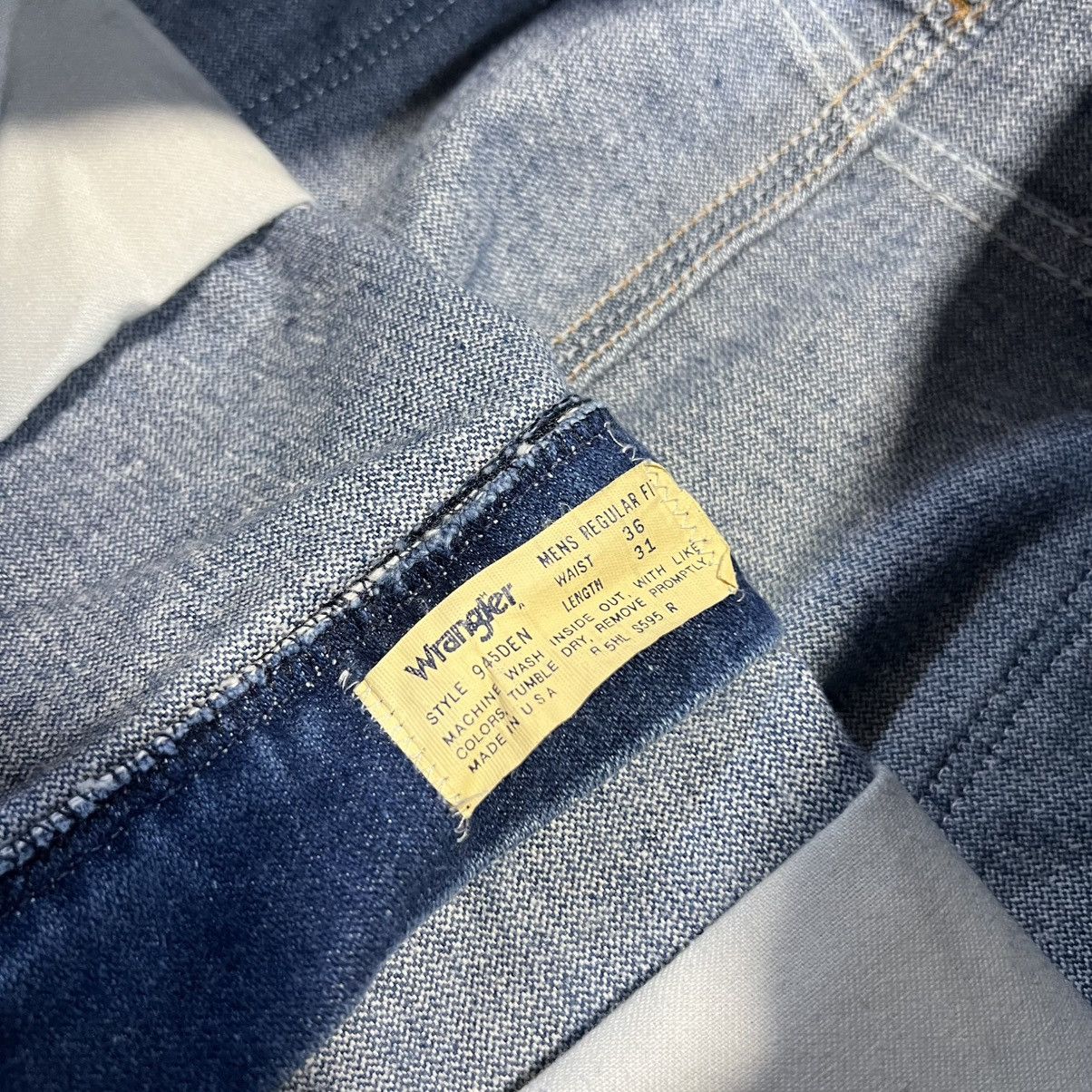 Vintage × Wrangler Vintage 80s Wrangler Boot Cut Denim Jeans 945DEN Cowboy USA Size US 33 - 7 Thumbnail